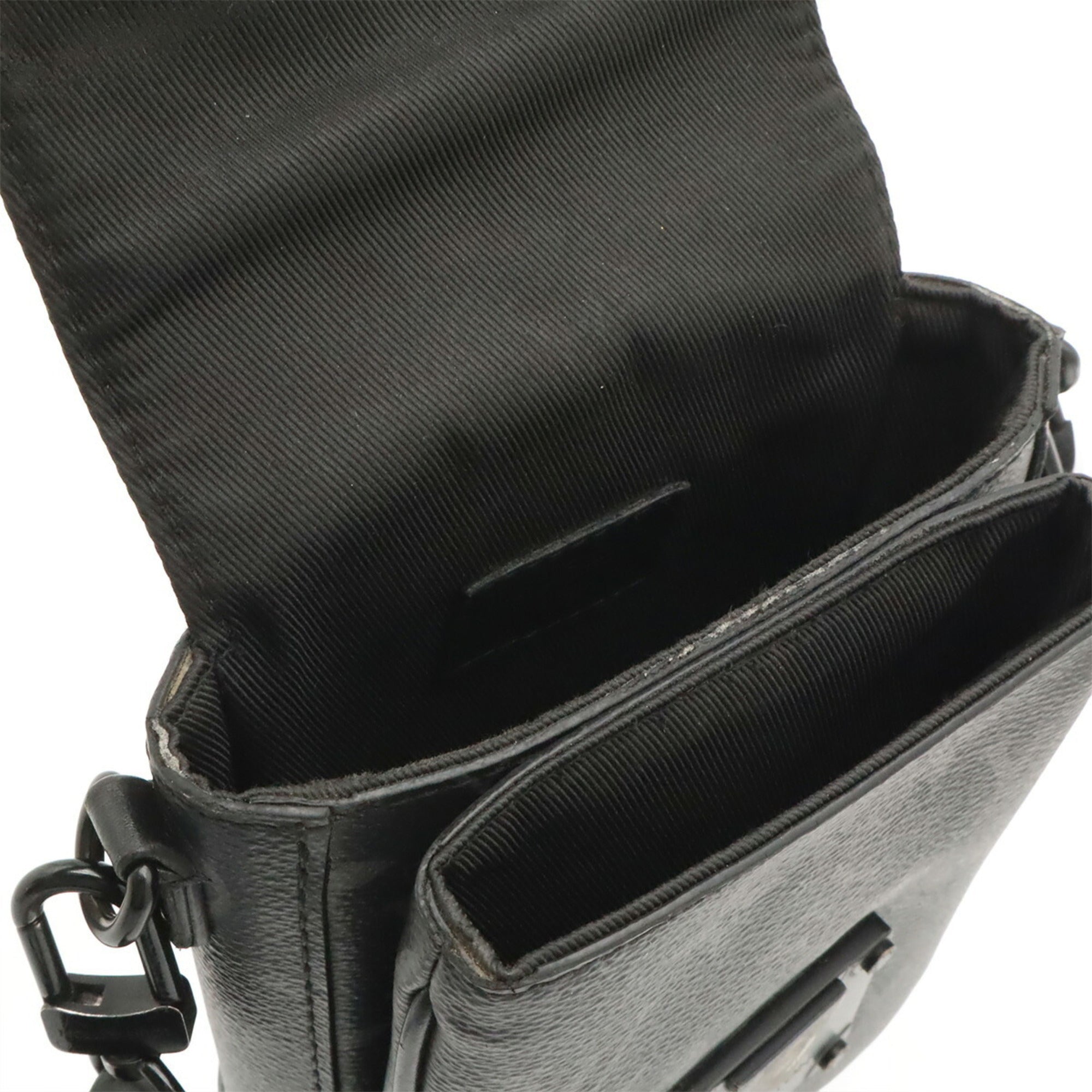 Louis Vuitton Black Gray Monogram Eclipse Monogram Eclipse Shoulder Bag (Pre-Owned)
