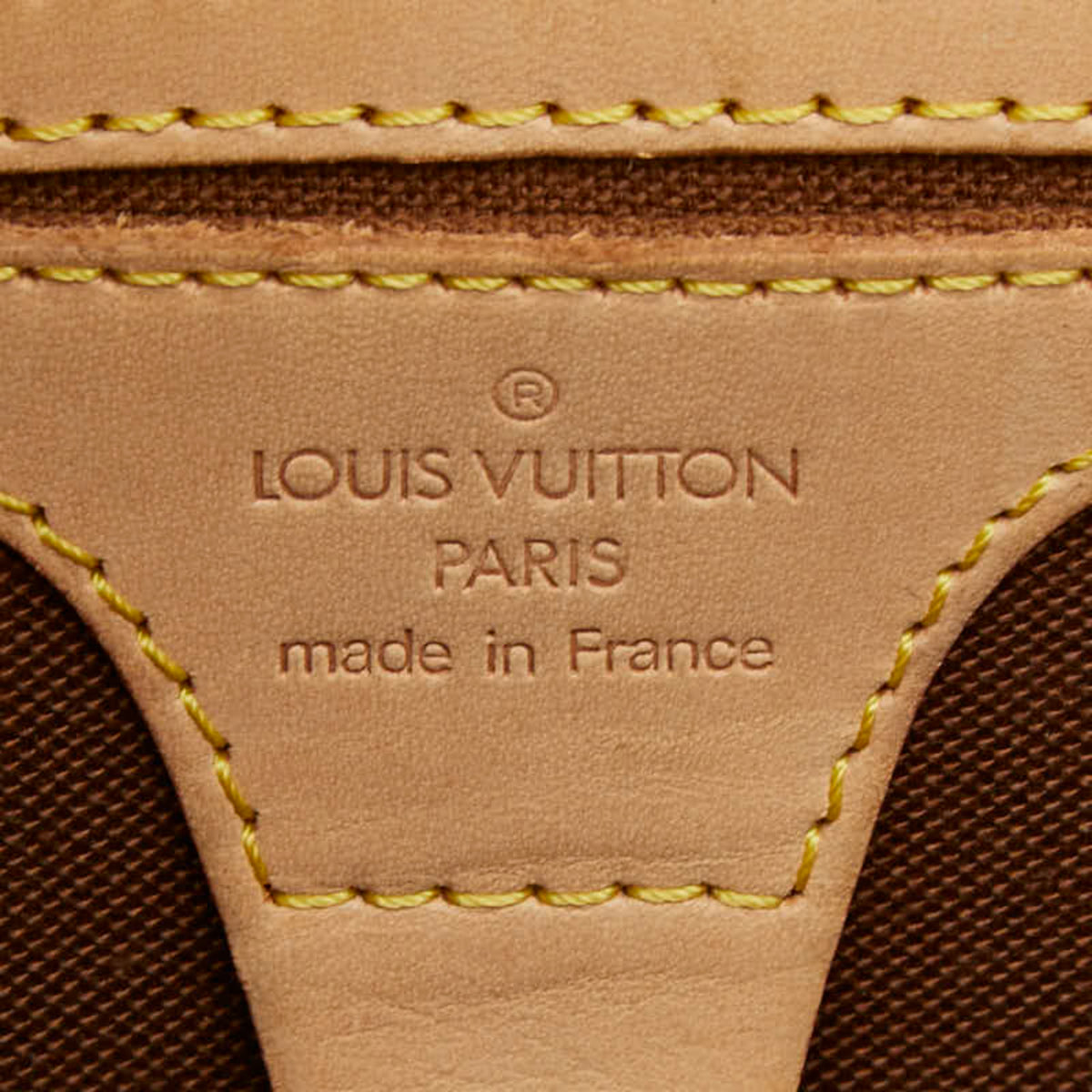 Louis Vuitton Brown Pvc Leather Handbag (Pre-Owned)