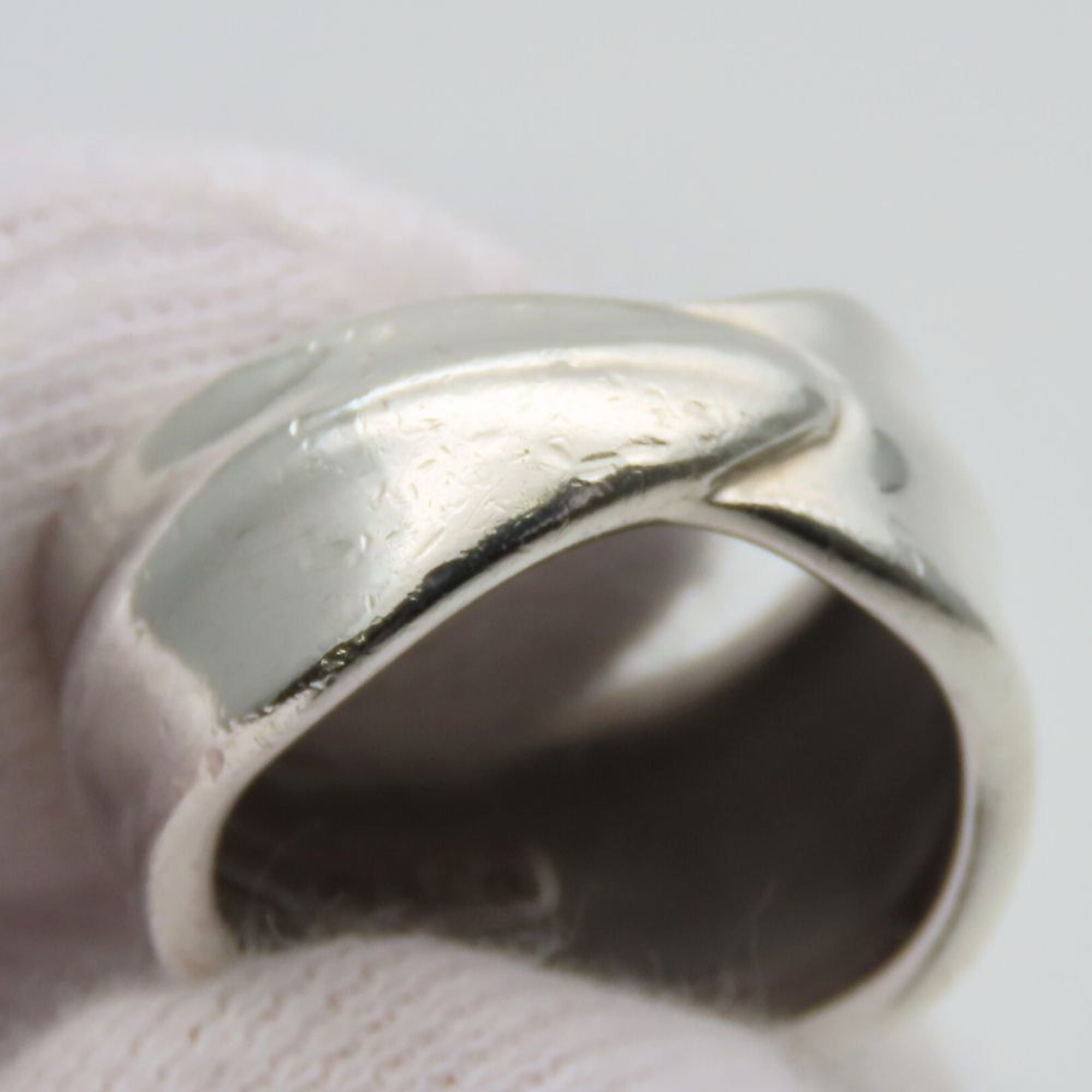 Tiffany Silver Silver 925 Band Ring (Pre-Owned)
