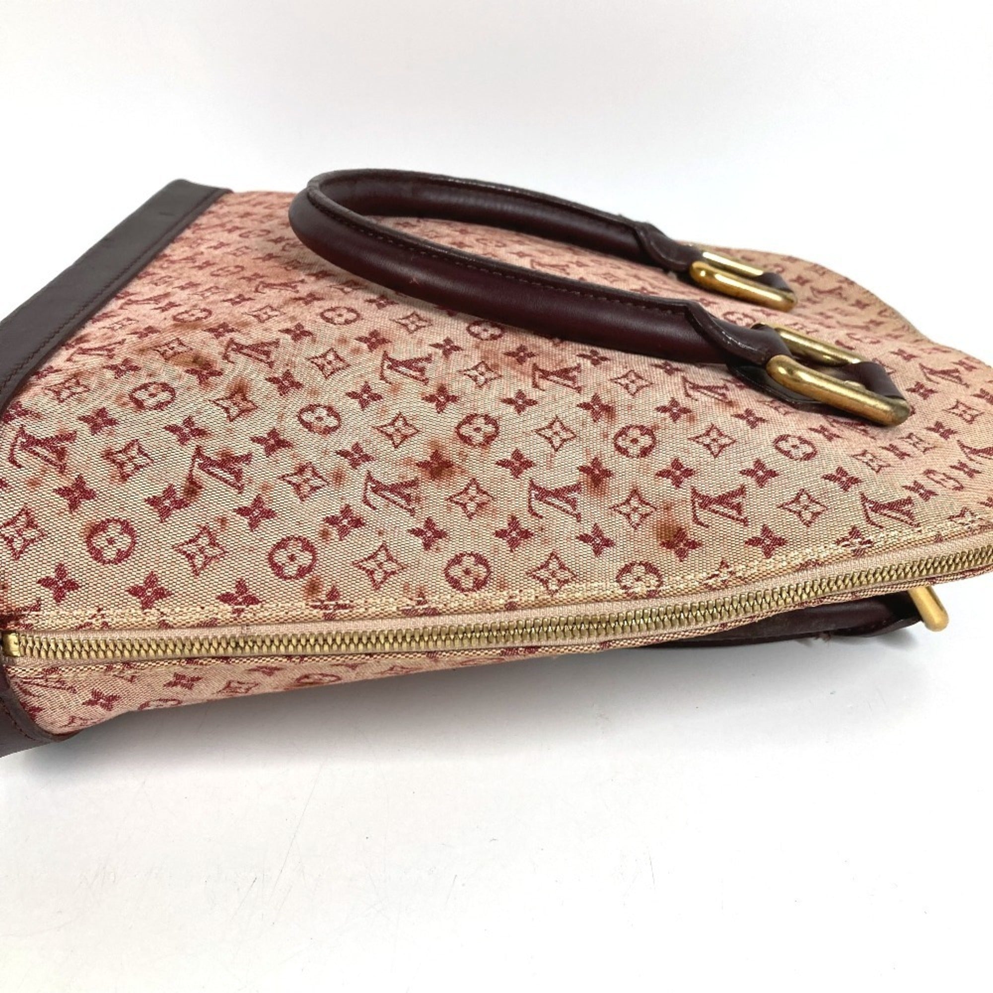 Louis Vuitton Cerise Red Color Monogram Mini Handbag Tote Bag (Pre-Owned)