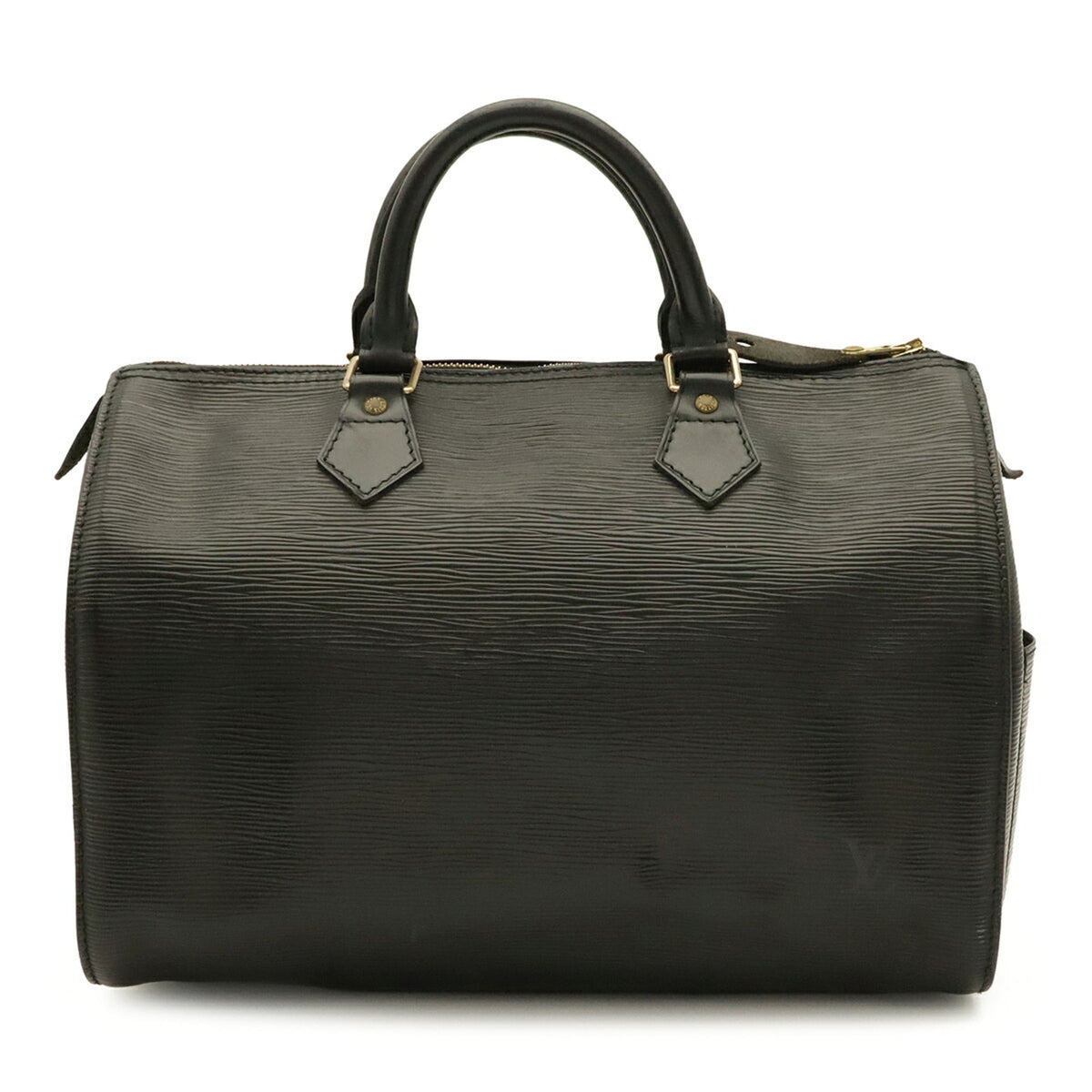 Louis Vuitton Noir Epi Leather Boston Bag Handbag (Pre-Owned)