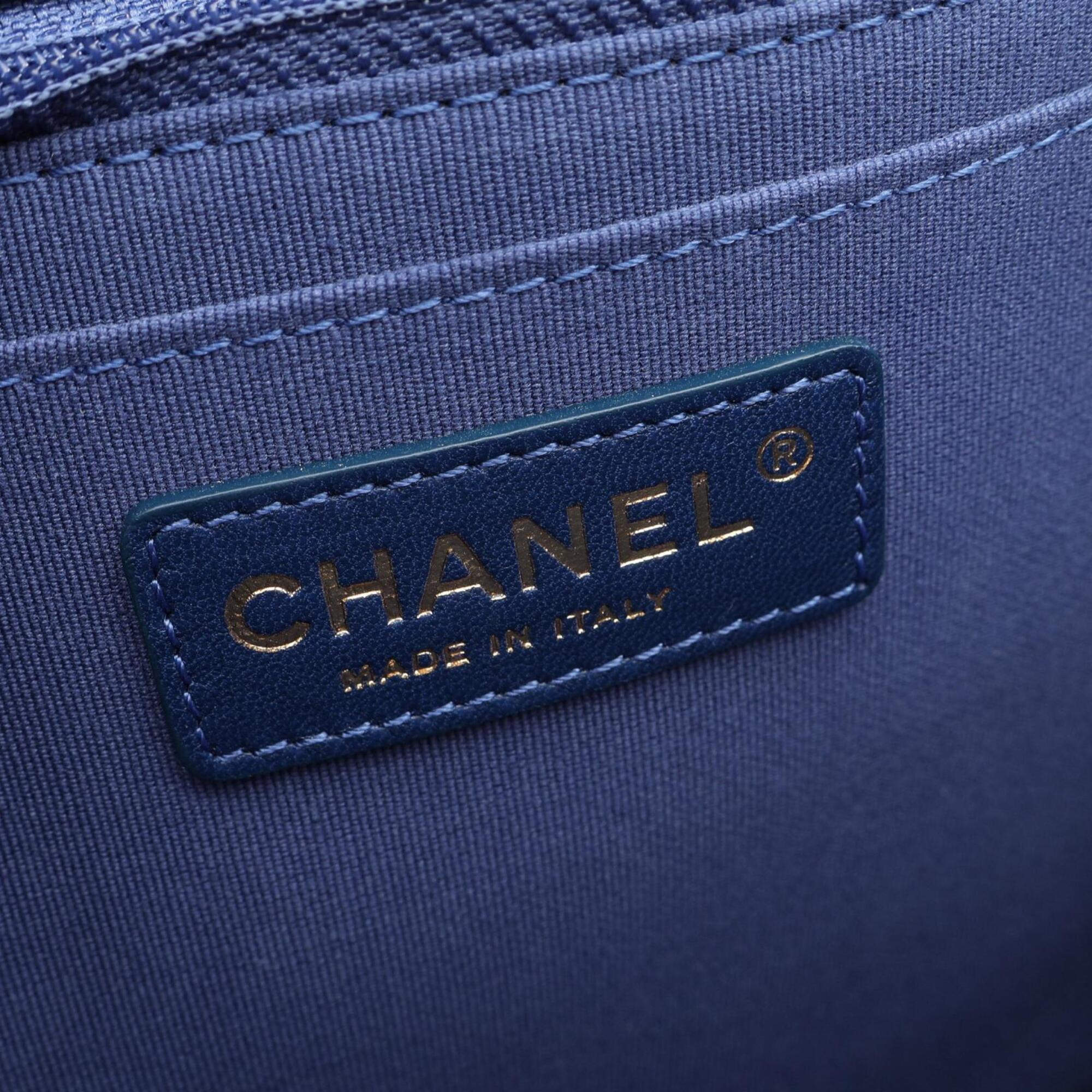 Chanel Blue Denim Backpack (Pre-Owned)