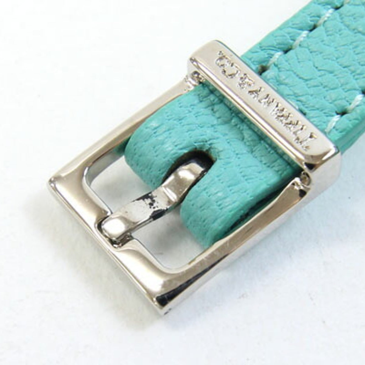 Tiffany Tiffany Blue Leather Pouch (Pre-Owned)