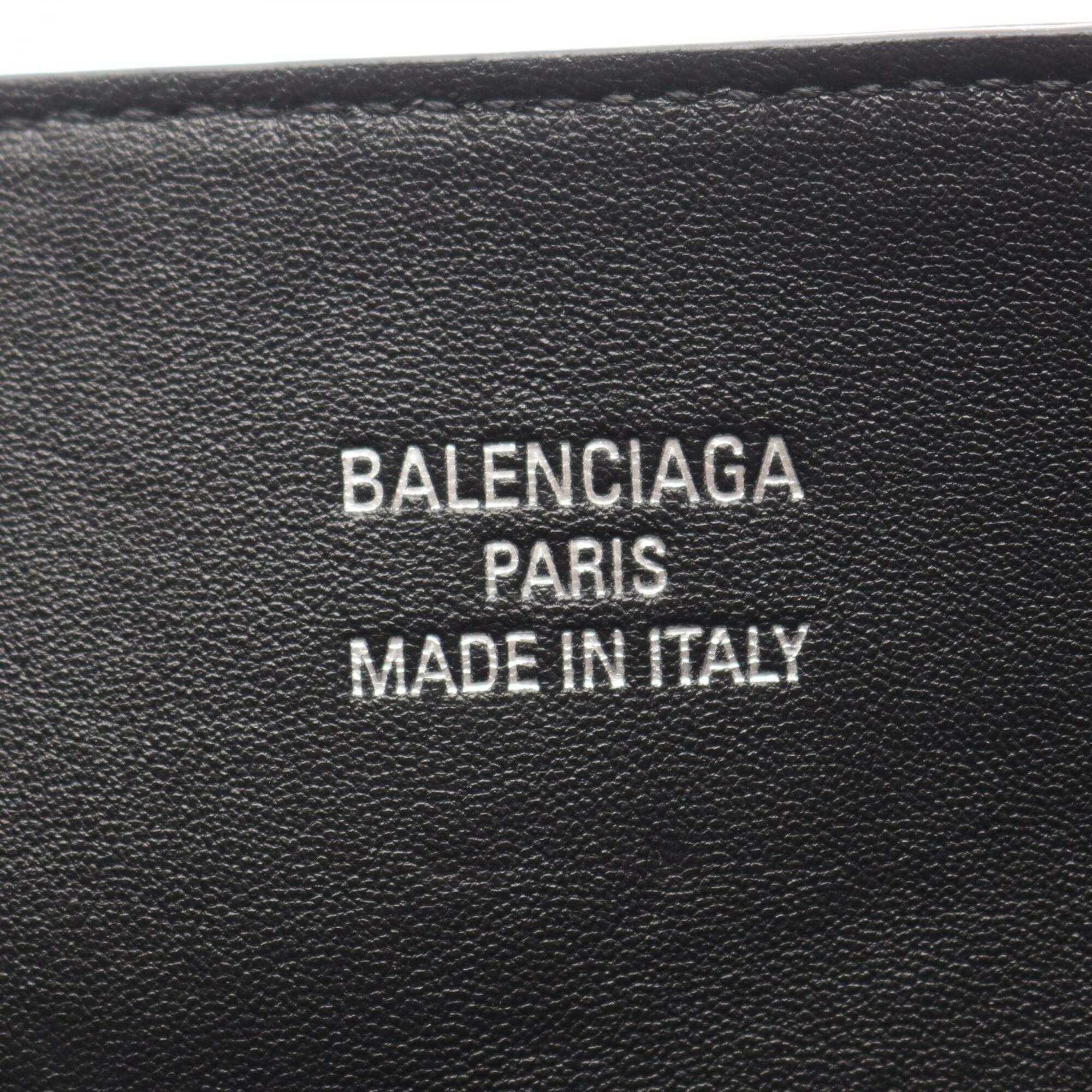 Balenciaga Black Leather Handbag Tote Bag (Pre-Owned)