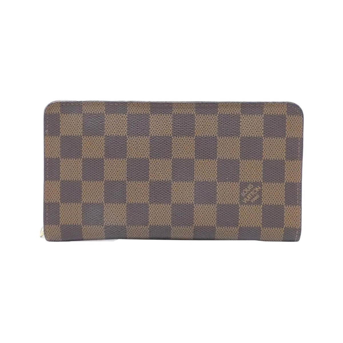 Louis Vuitton Ebene Coated Canvas Long Wallet (Bi-Fold) (Pre-Owned)