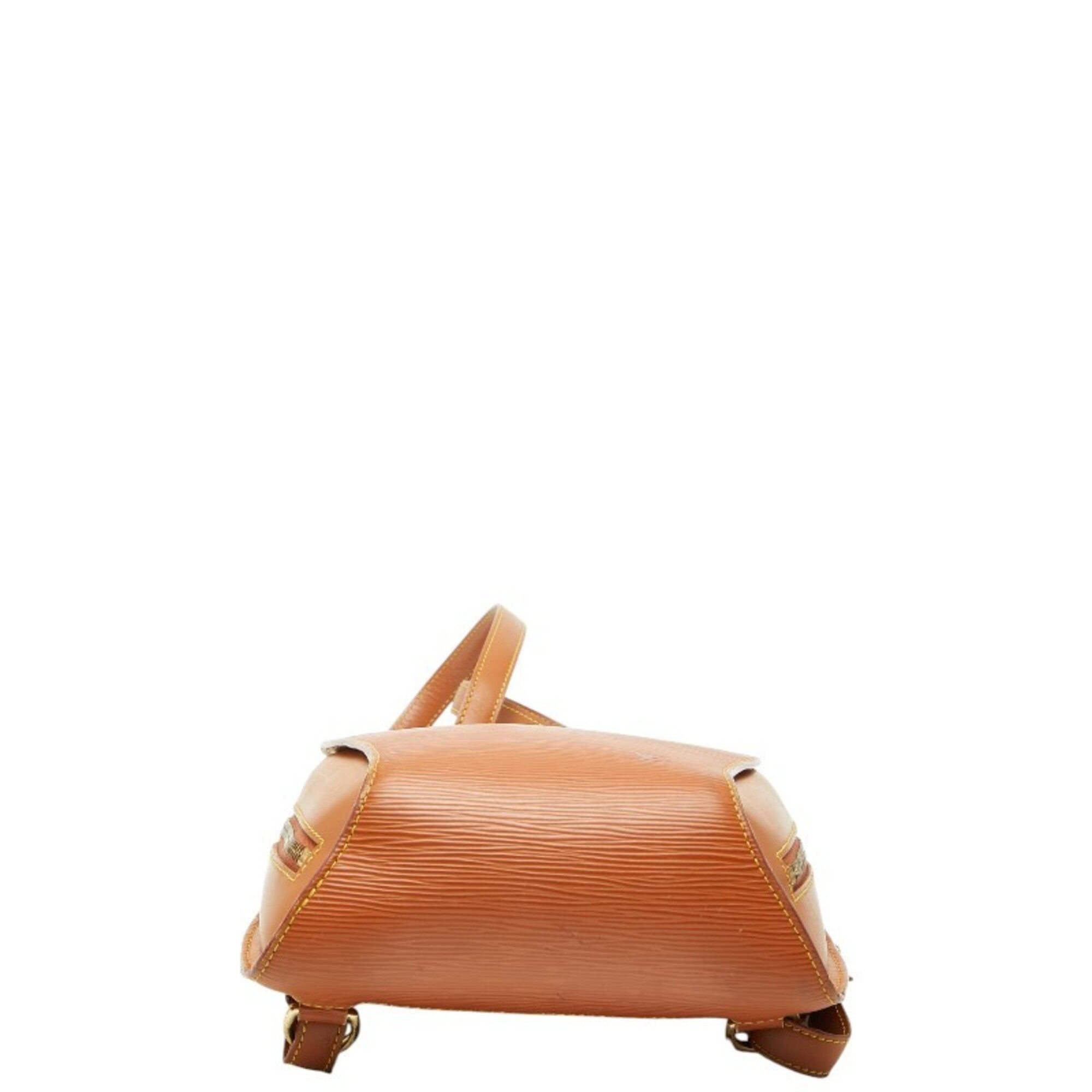 Louis Vuitton Brown Gold Cipango Leather Backpack Beach Bag (Pre-Owned)