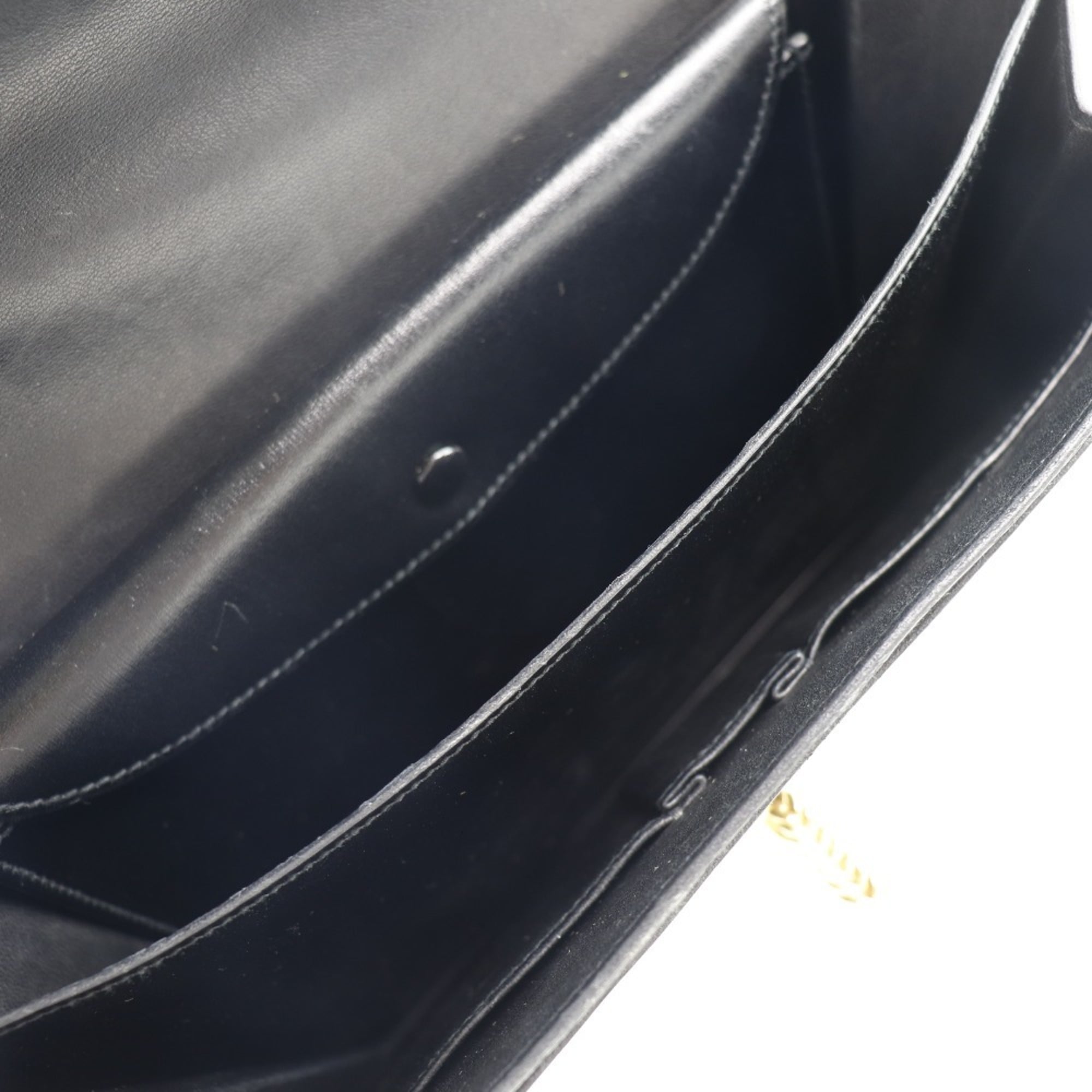 Hermes Black Box Calf Leather Handbag (Pre-Owned)