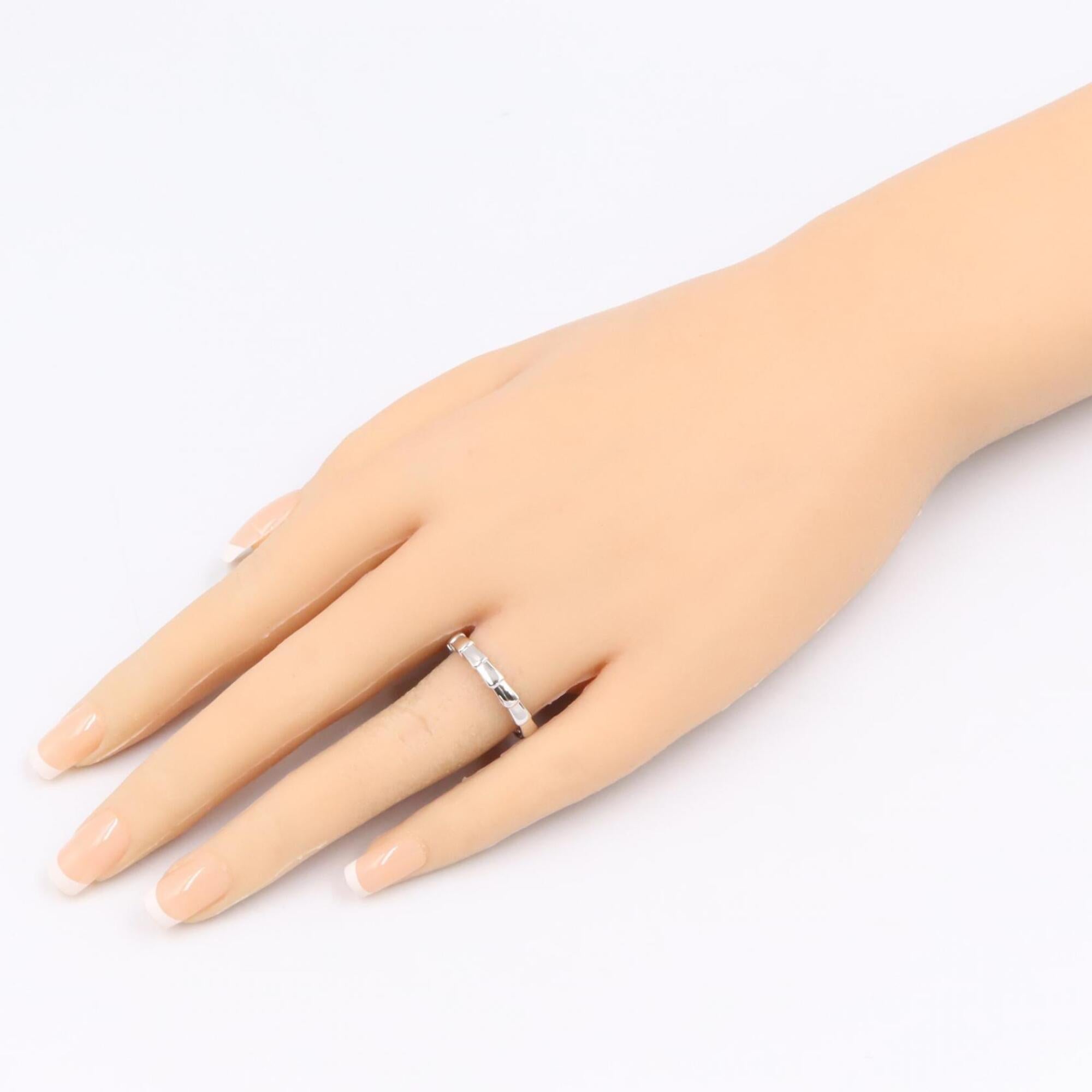 Bvlgari Silver White Gold (18K) Band Ring (Pre-Owned)