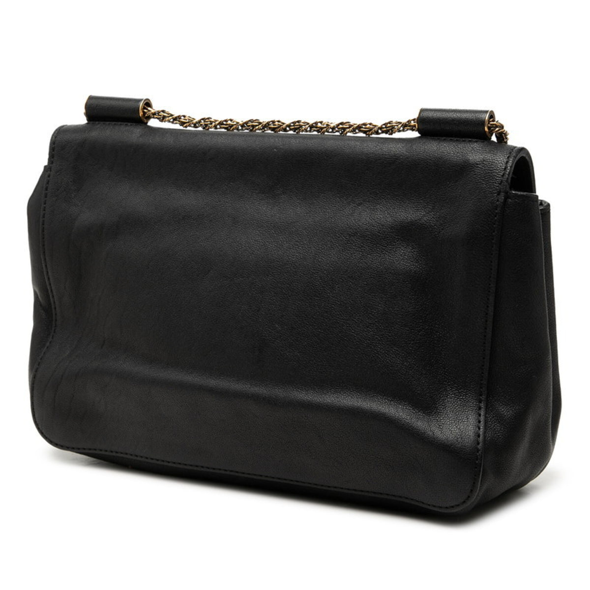 Chloé Black Leather Shoulder Bag (Pre-Owned)