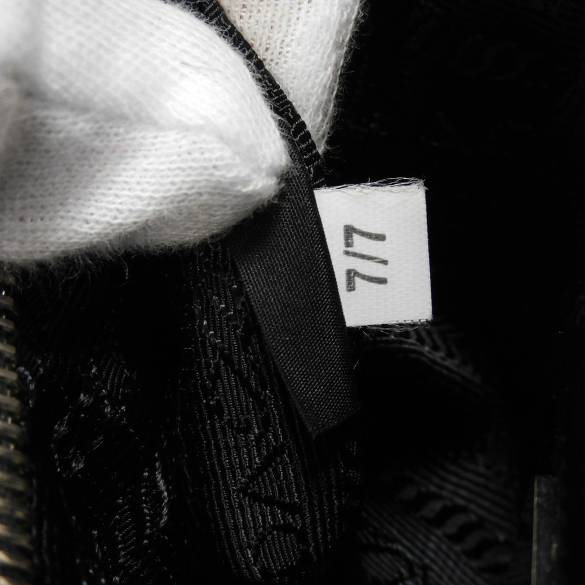 Prada Black Nylon Pouch Shoulder Bag (Pre-Owned)