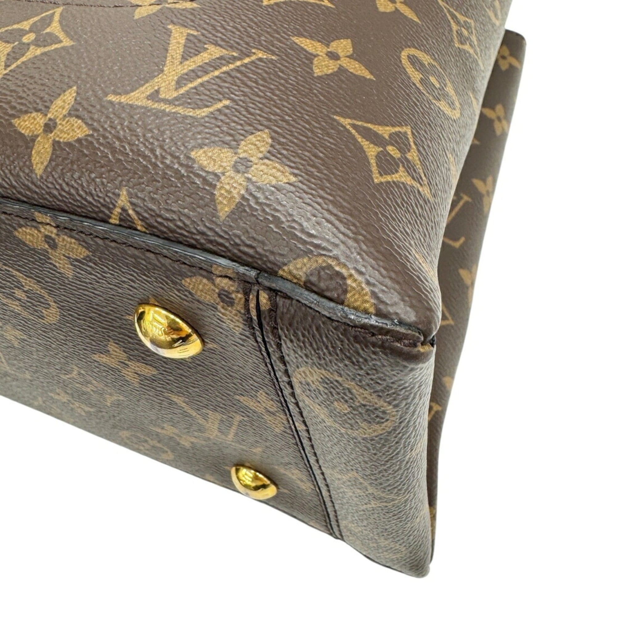 Louis Vuitton Brown Noir Monogram Leather Handbag Shoulder Bag (Pre-Owned)
