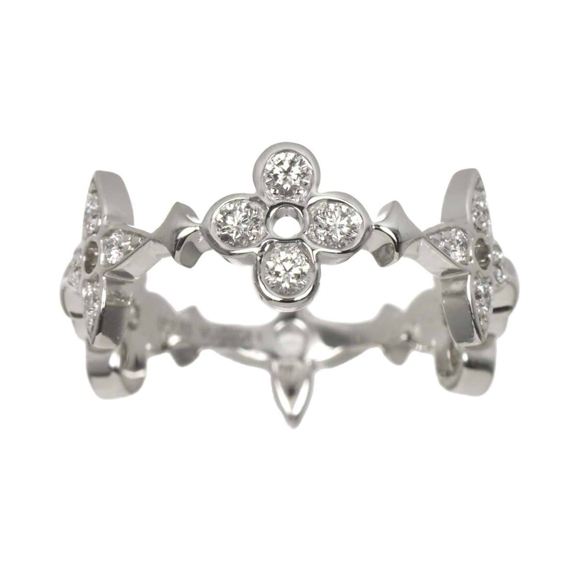 Louis Vuitton White Gold (18K) Band Ring (Pre-Owned)