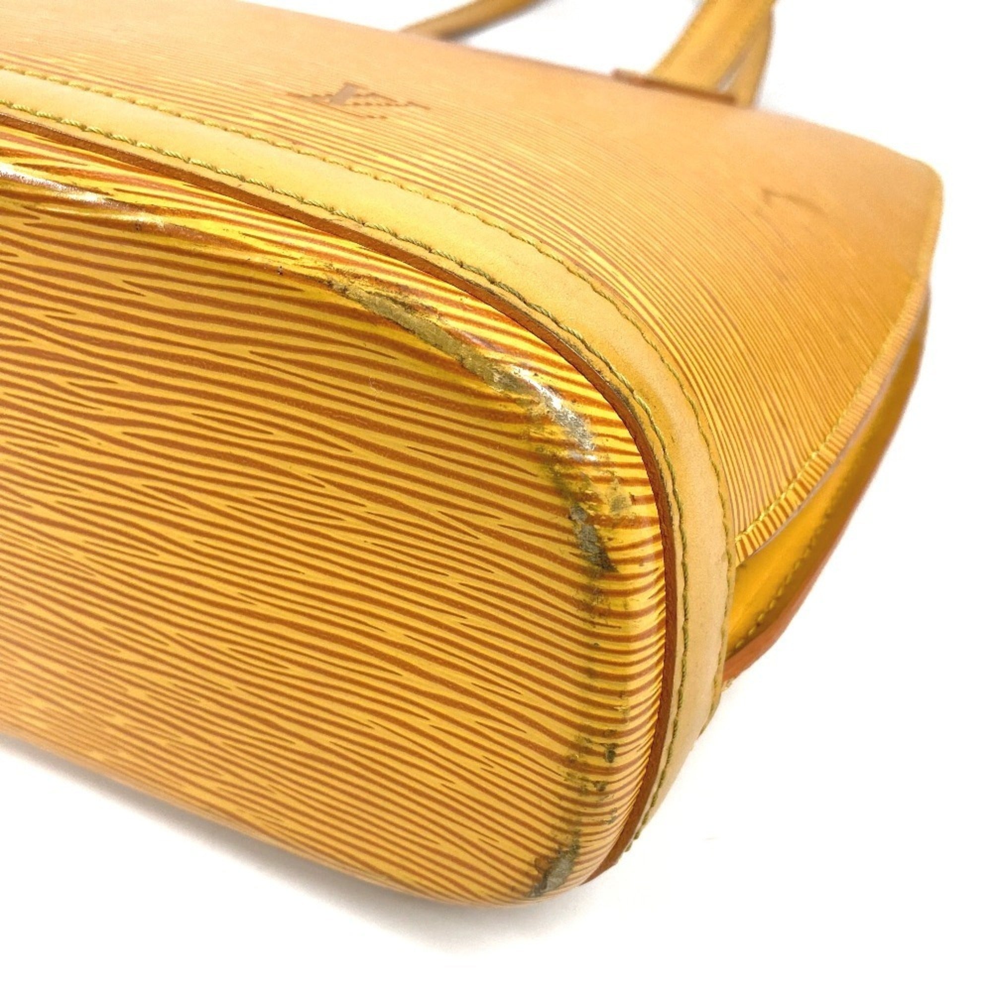 Louis Vuitton Epi Yellow Epi Leather Shoulder Bag Tote Bag (Pre-Owned)