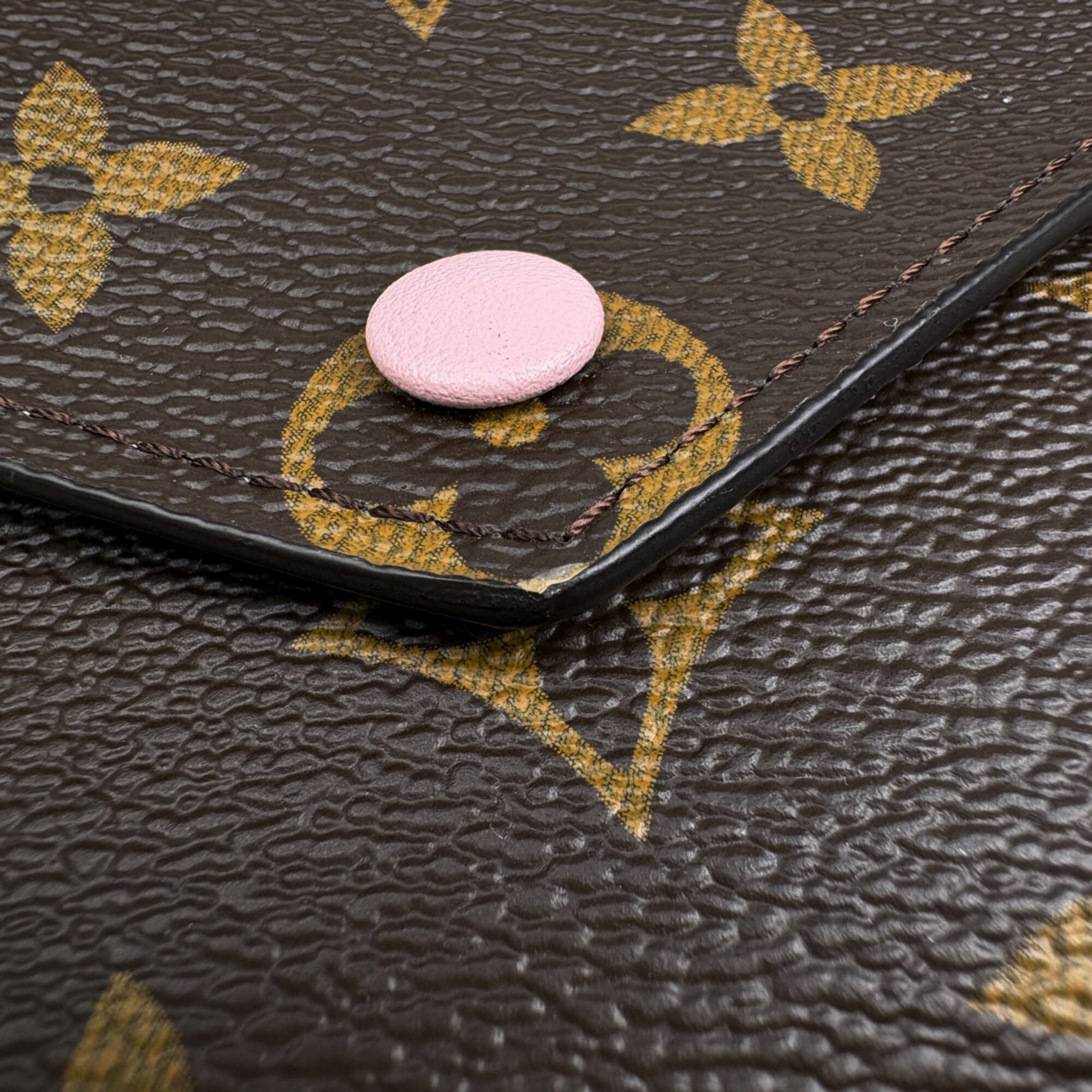Louis Vuitton Brown Rose Ballerine Monogram Wallet (Tri-Fold) (Pre-Owned)