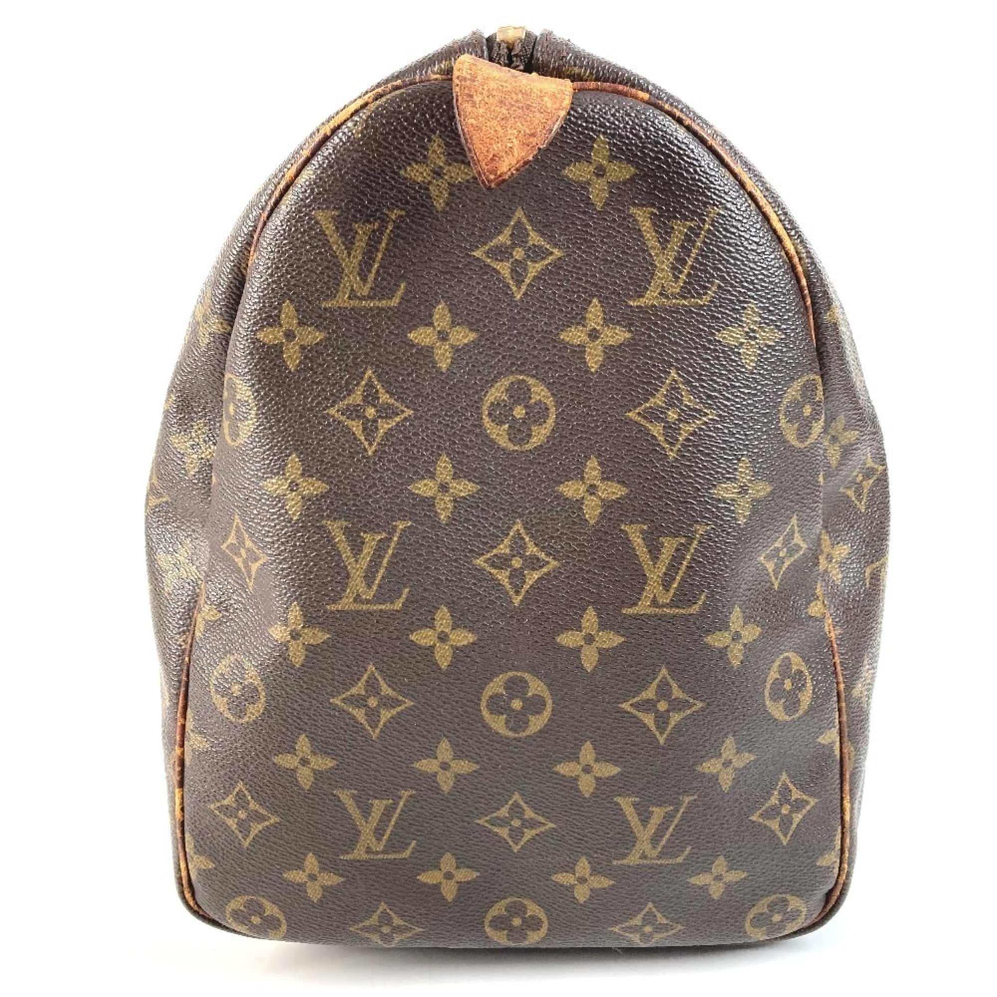 Louis Vuitton Brown Monogram Boston Bag Handbag (Pre-Owned)