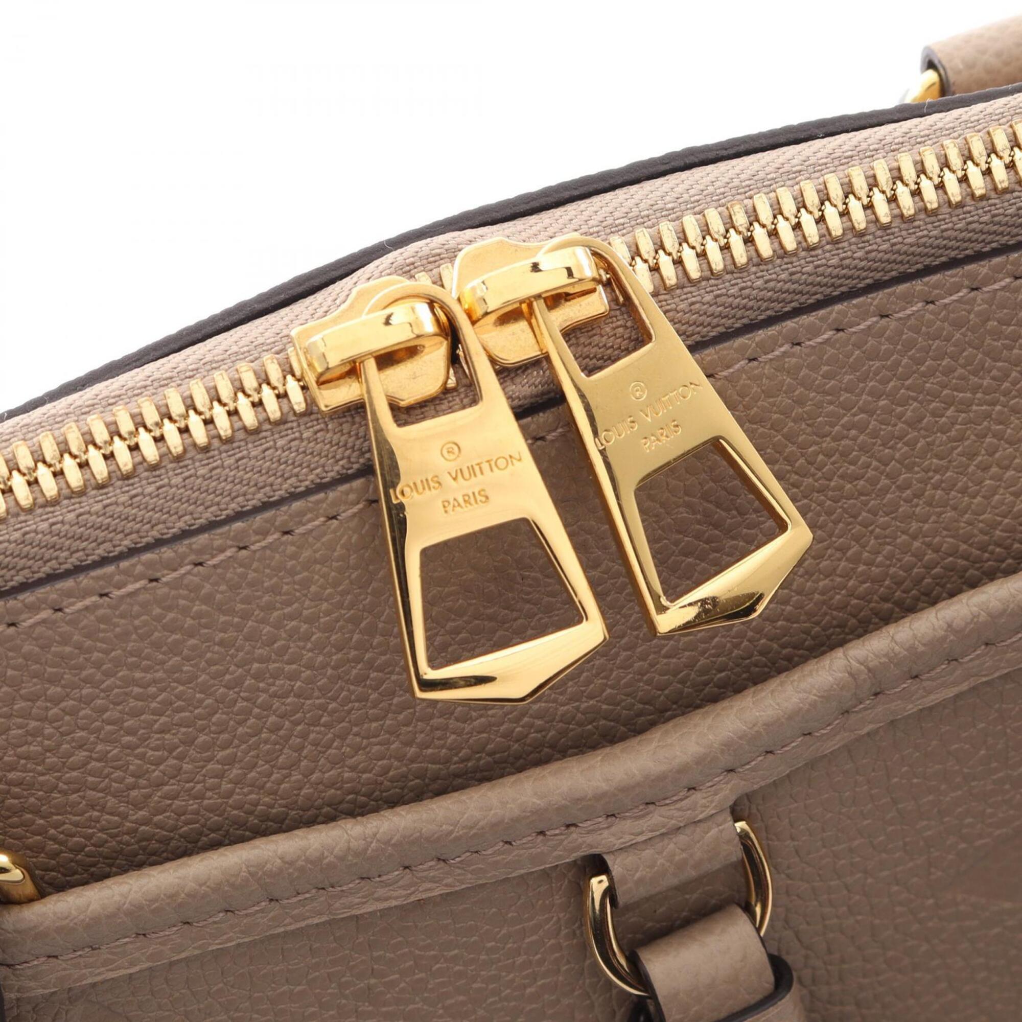 Louis Vuitton Beige Monogram Empreinte Leather Handbag (Pre-Owned)