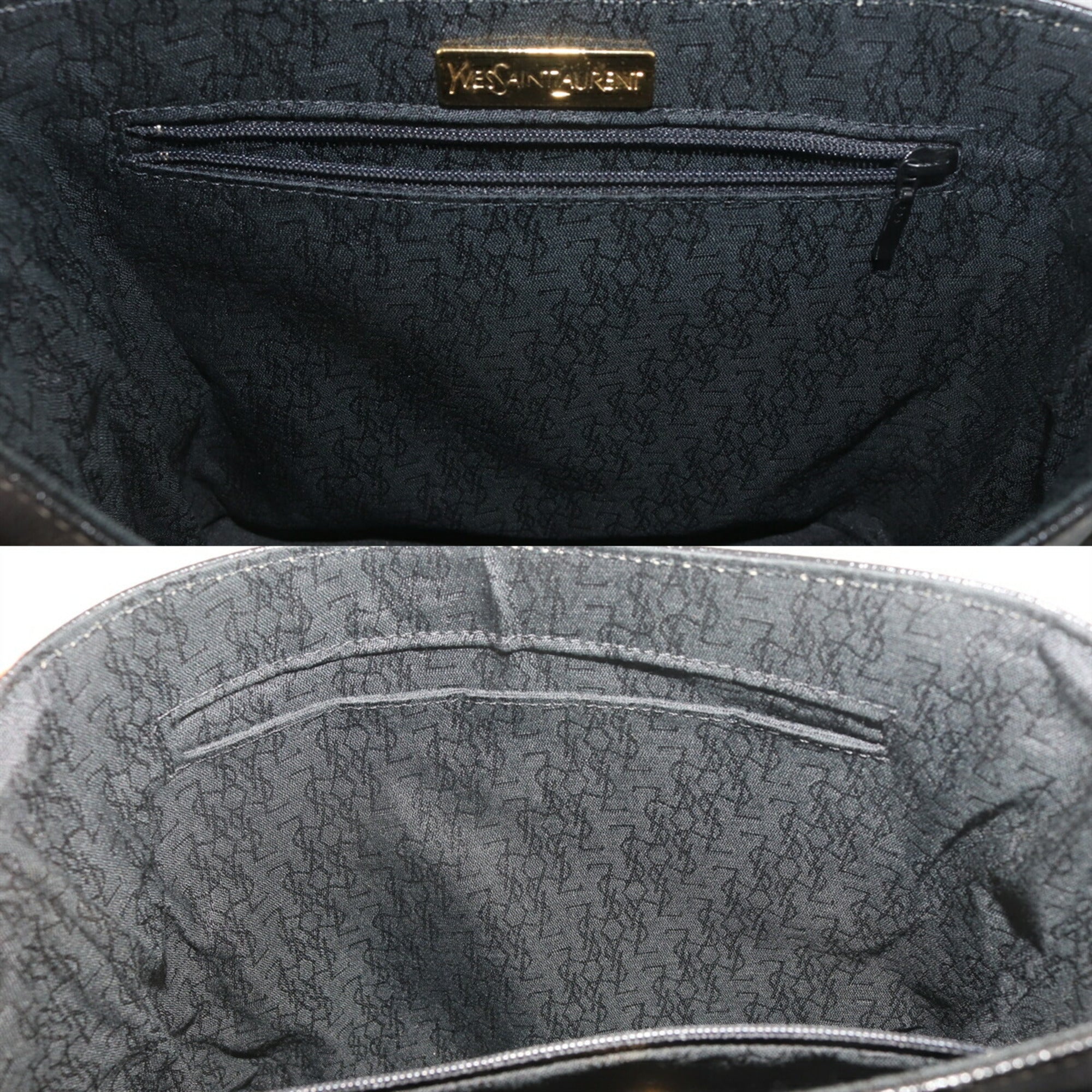 Yves Saint Laurent Black Leather Handbag (Pre-Owned)