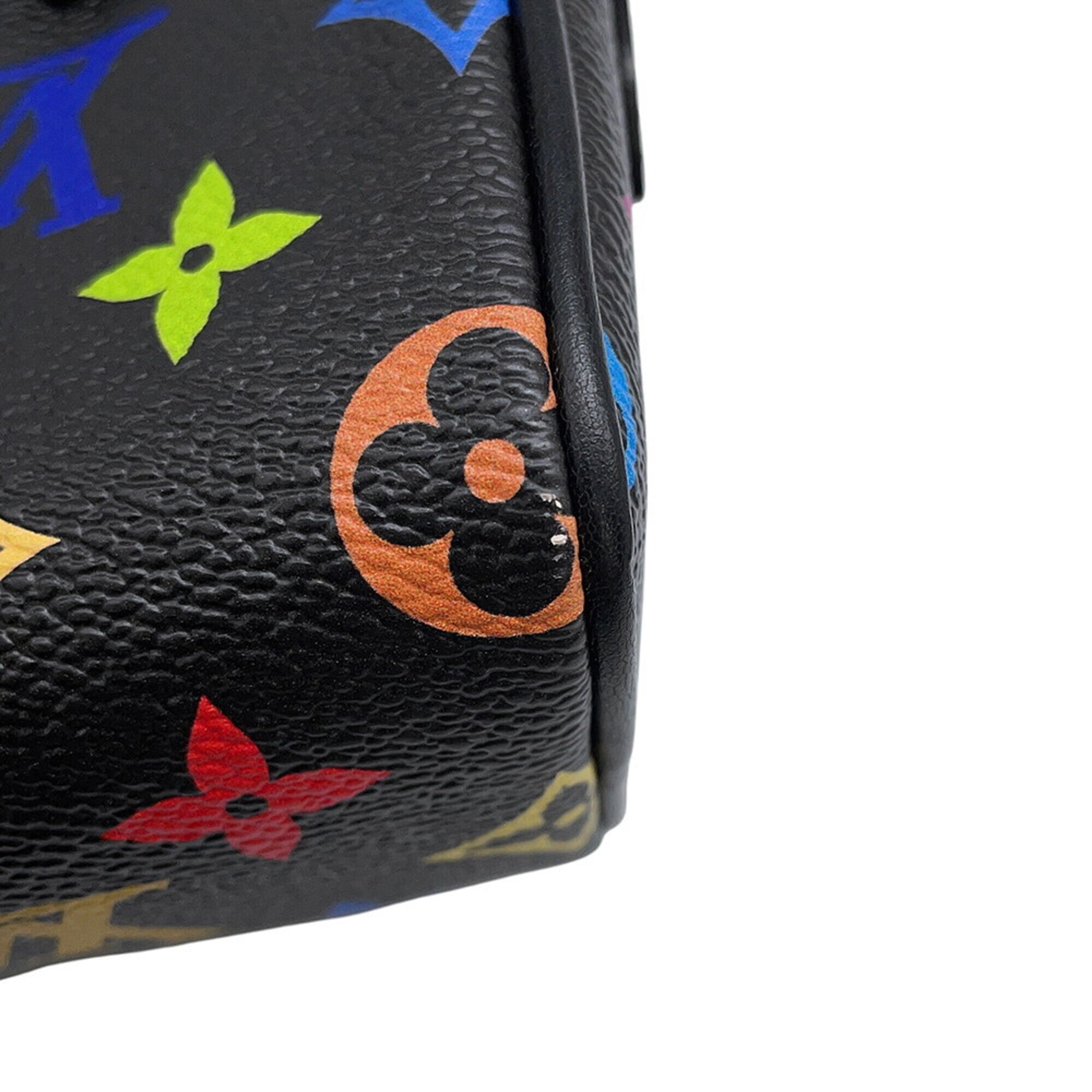 Louis Vuitton Multi-Color Noir Monogram Multicolore Handbag (Pre-Owned)