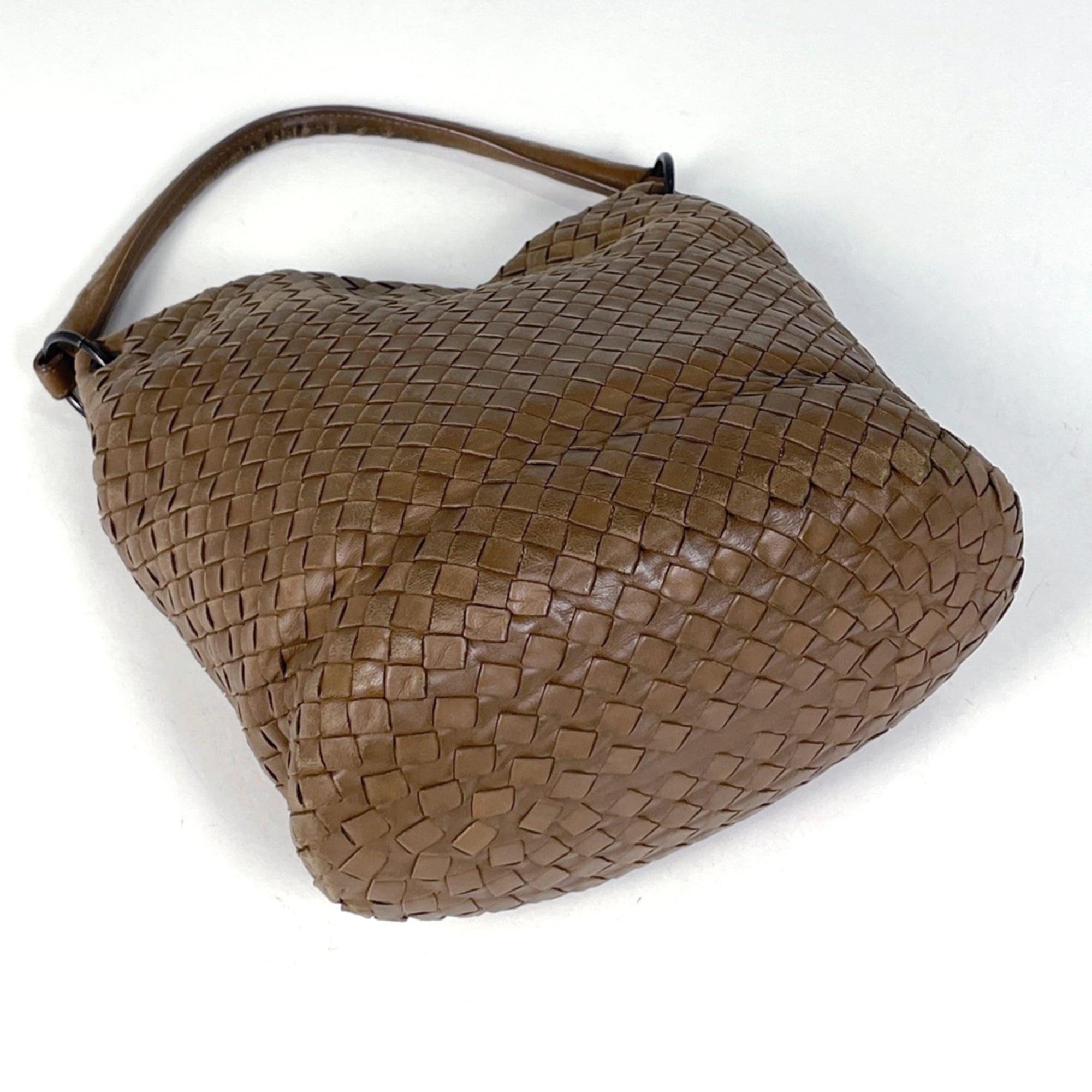 Bottega Veneta Brown Leather Handbag (Pre-Owned)