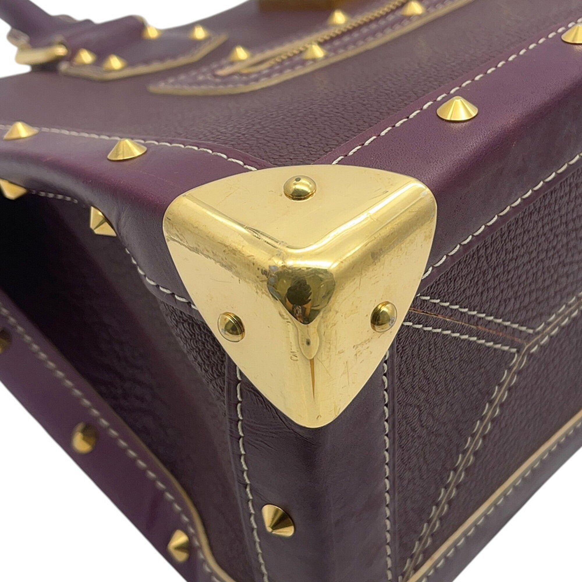 Louis Vuitton Purple Suhali Leather Handbag (Pre-Owned)