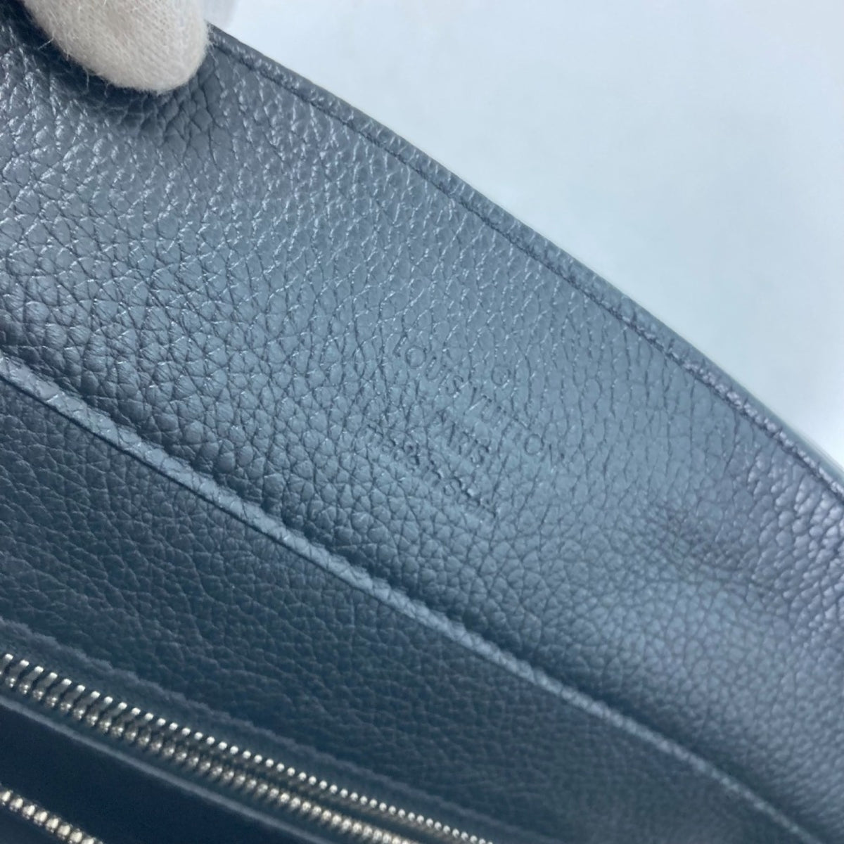 Louis Vuitton Black Noir Leather Shoulder Bag Tote Bag (Pre-Owned)