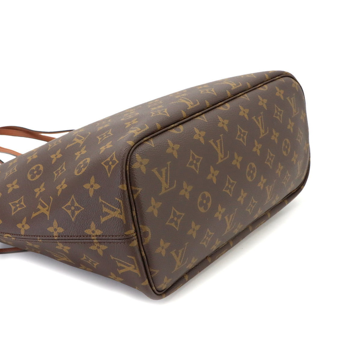 Louis Vuitton Camel Monogram Monogram Canvas Leather Tote Bag (Pre-Owned)