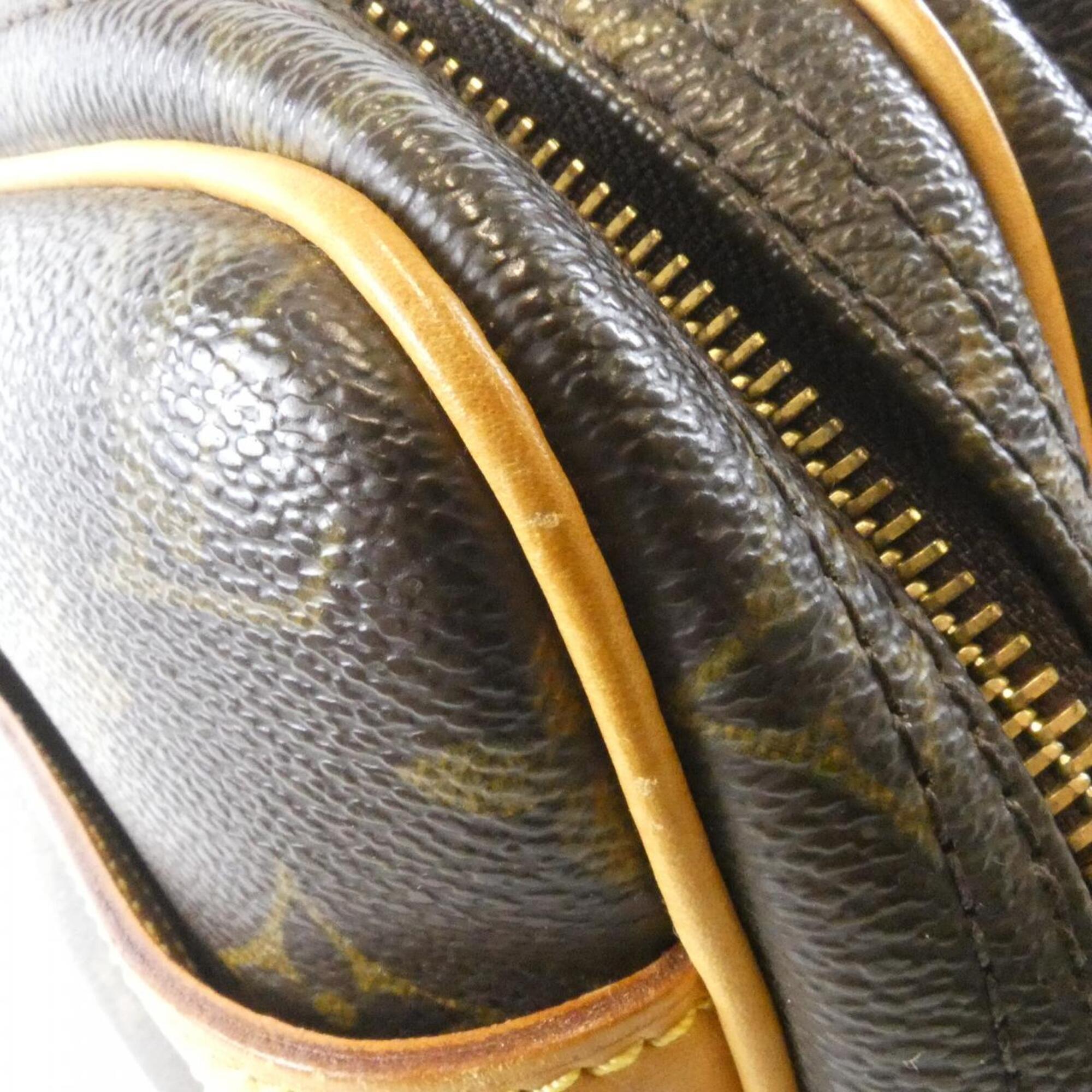 Louis Vuitton Marron Coated Canvas Shoulder Bag