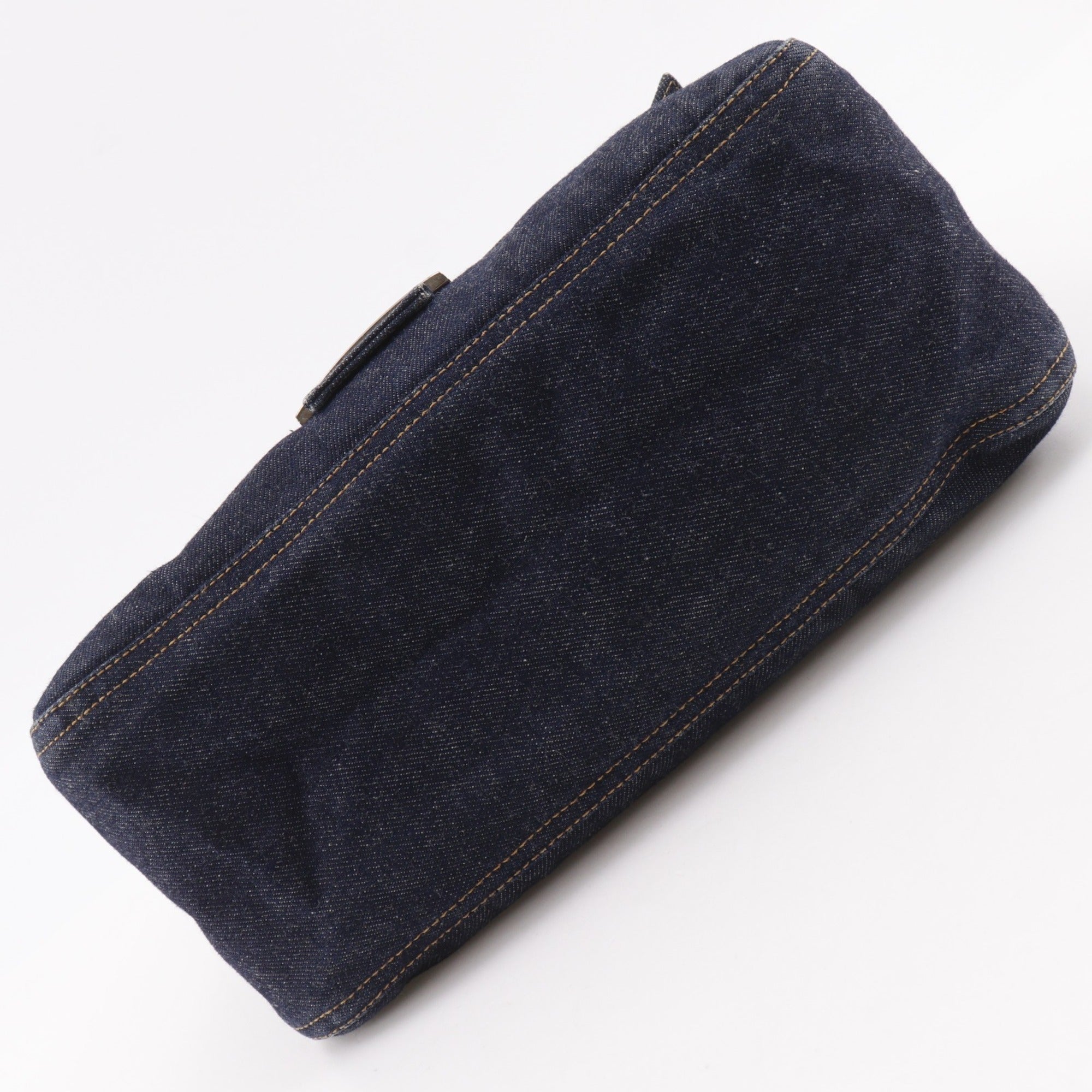Fendi Navy Denim Shoulder Bag (Pre-Owned)