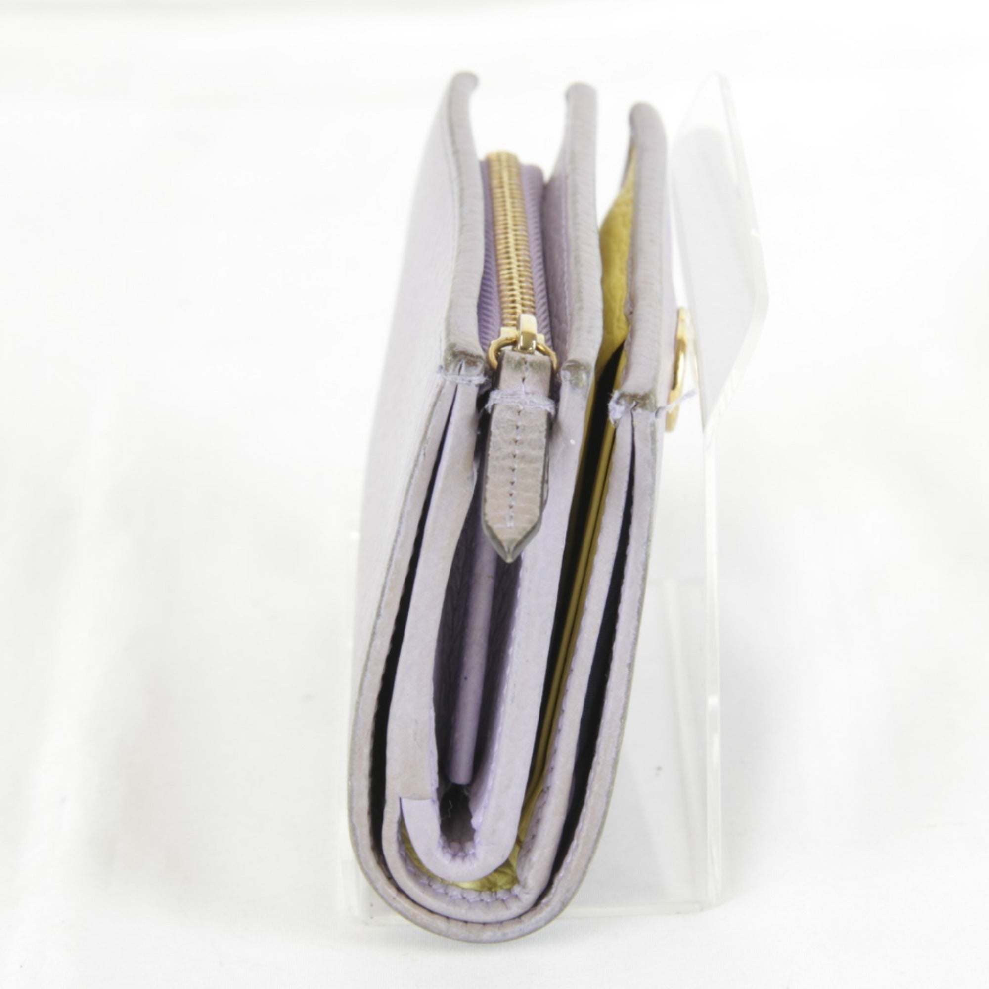 Gucci Purple Leather Wallet (Bi-Fold) (Pre-Owned)