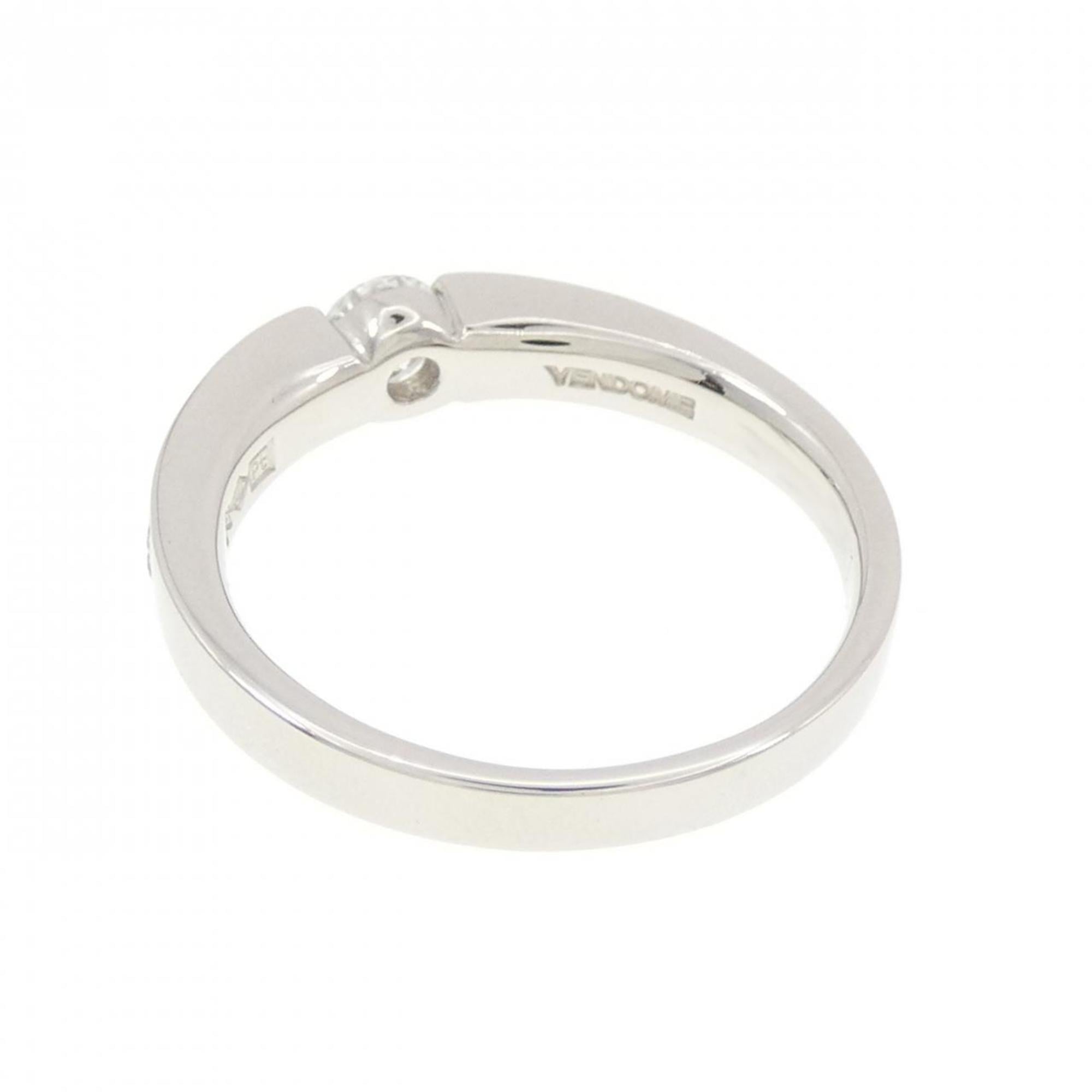 Vendome Aoyama Platinum Platinum Band Ring (Pre-Owned)