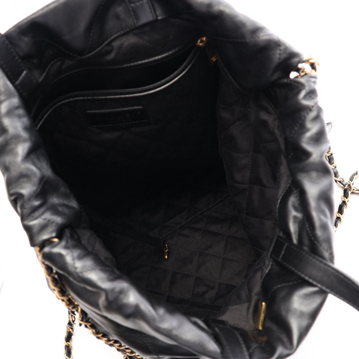 Chanel Black Leather Backpack (Pre-Owned)