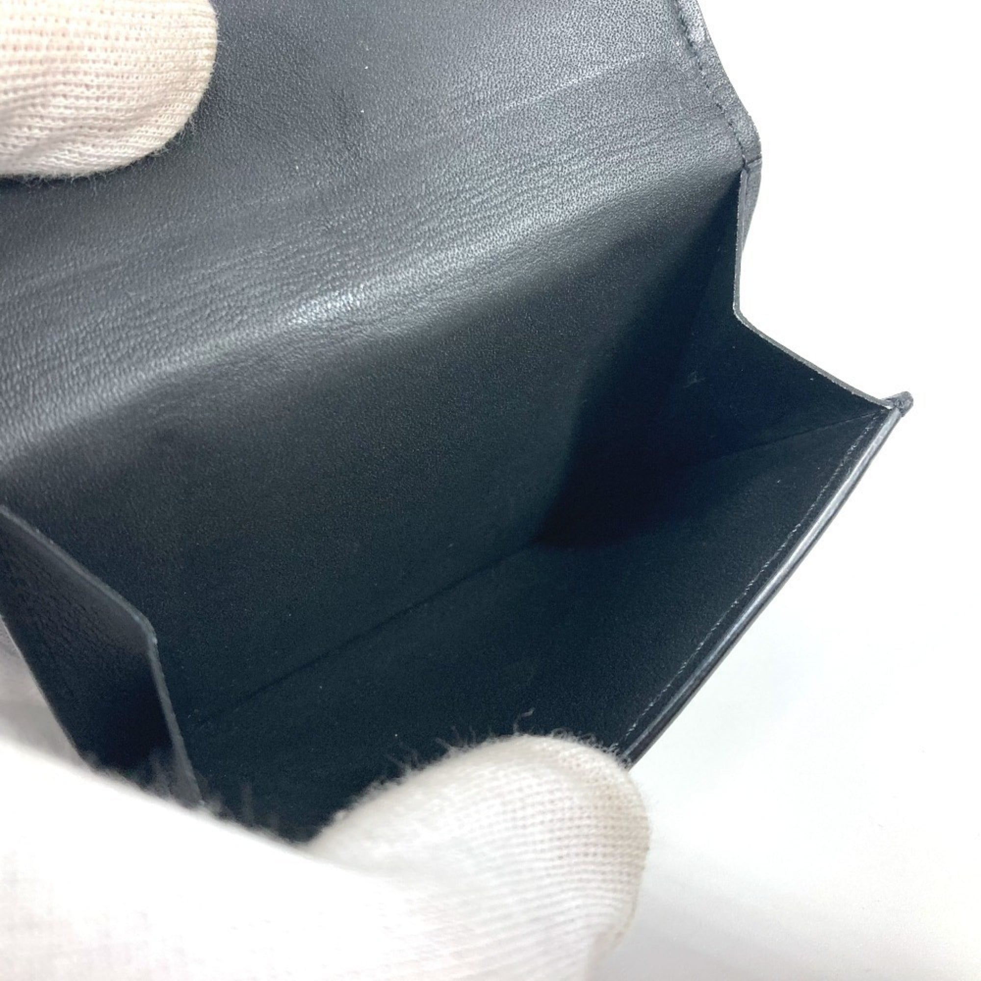 Louis Vuitton Monogram Shadow Black Noir Monogram Shadow Wallet (Tri-Fold) (Pre-Owned)