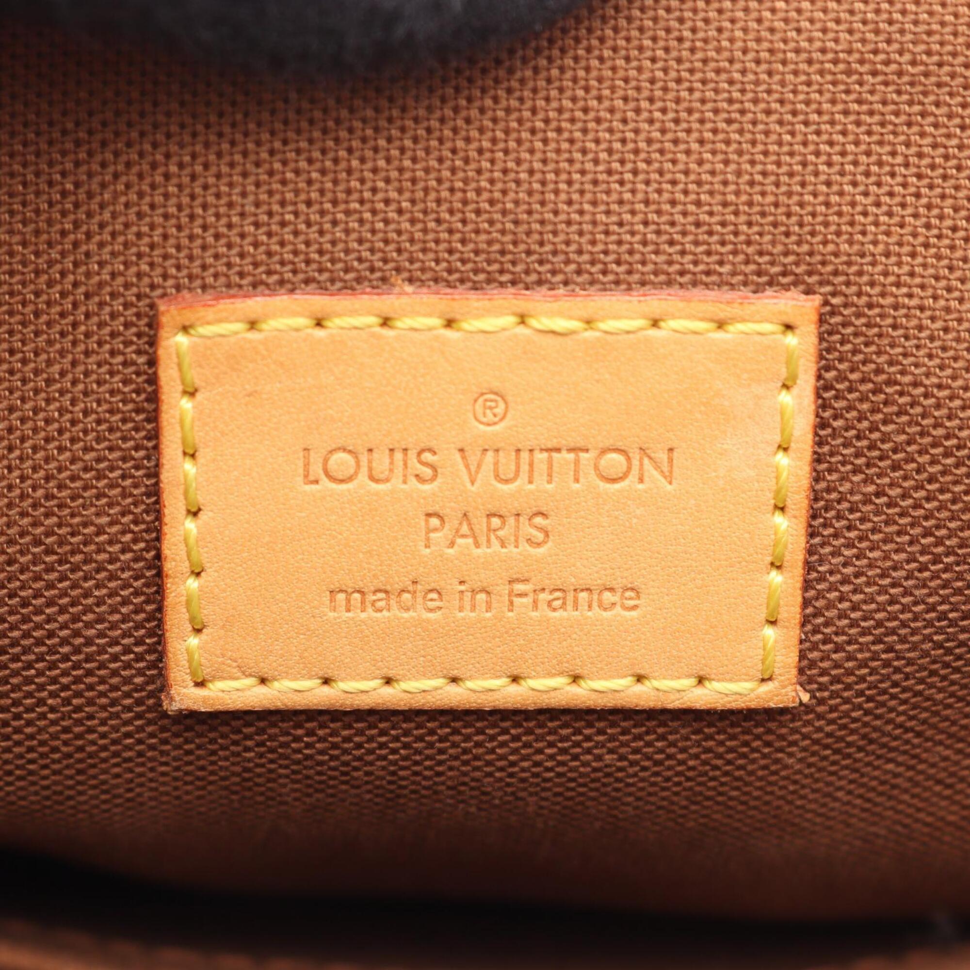 Louis Vuitton Brown Monogram Coated Canvas Leather Monogram Handbag (Pre-Owned)