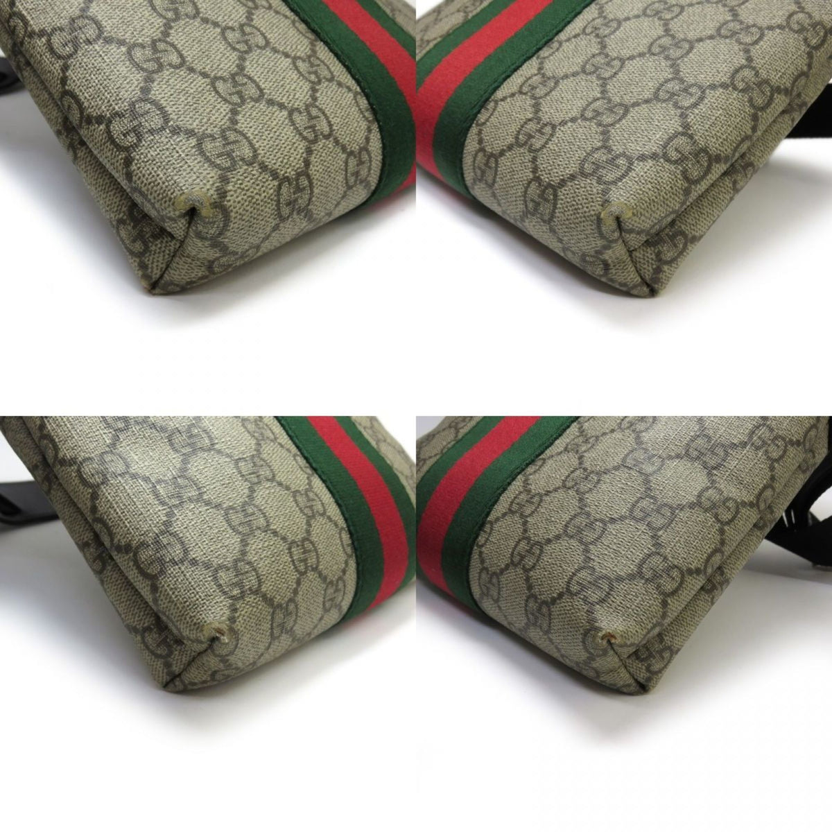 Gucci Sherry Line Beige Shoulder Bag (Pre-Owned)