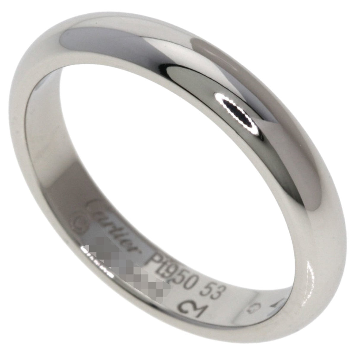 Cartier Platinum 950 Band Ring (Pre-Owned)