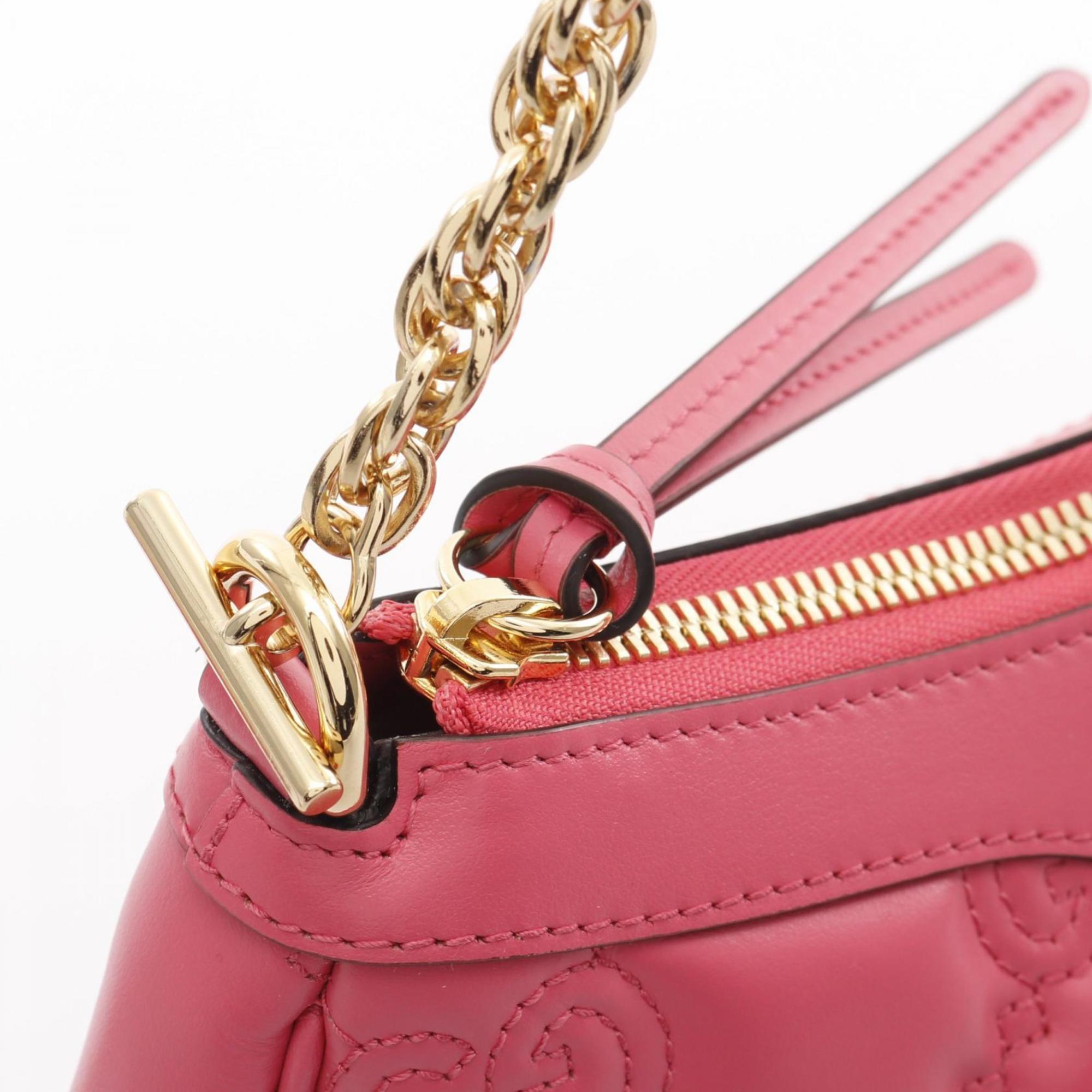 Gucci Pink Leather Handbag (Pre-Owned)