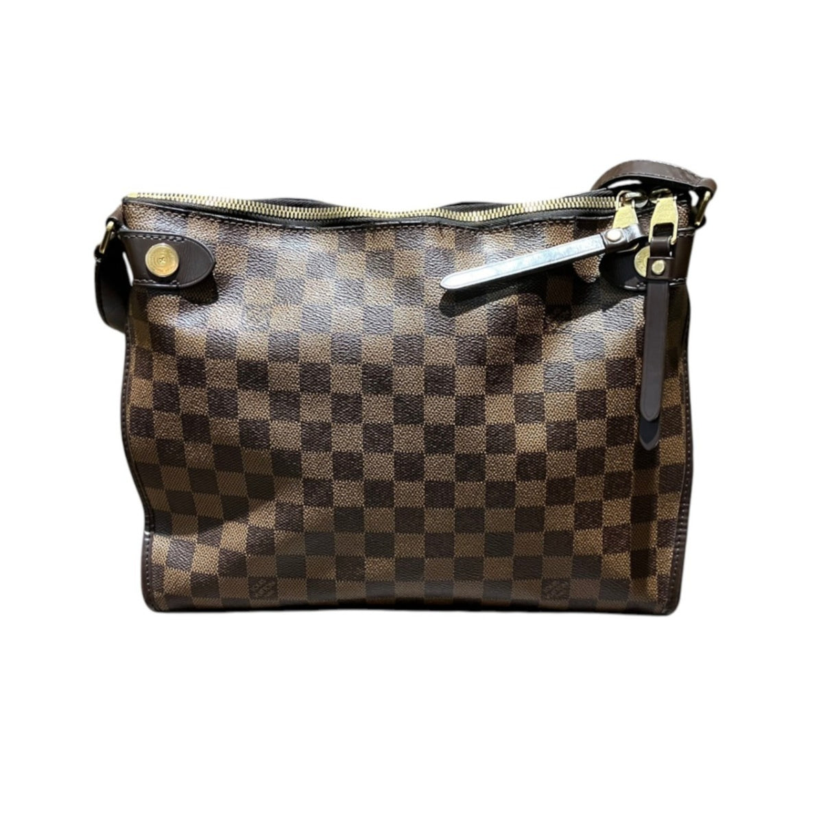 Louis Vuitton Brown Damier Canvas Galle Damier Canvas Shoulder Bag (Pre-Owned)