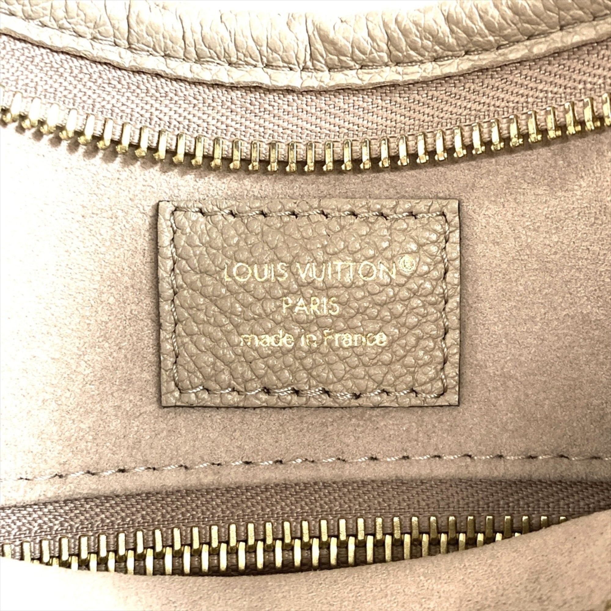 Louis Vuitton Beige Bicolor Cream Monogram Or Monogram Empreinte Pouch Shoulder Bag (Pre-Owned)