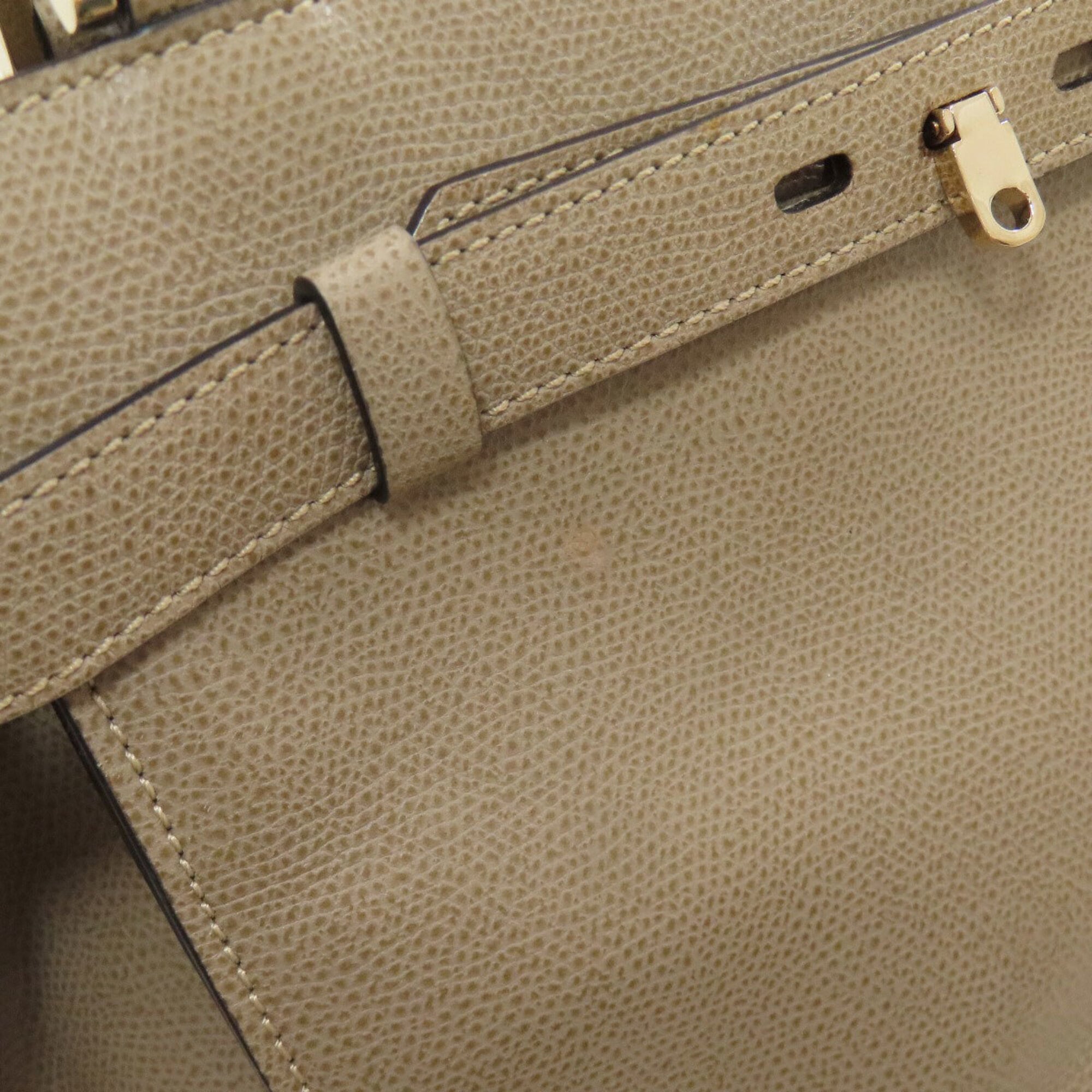 Valextra Brown Leather Handbag (Pre-Owned)