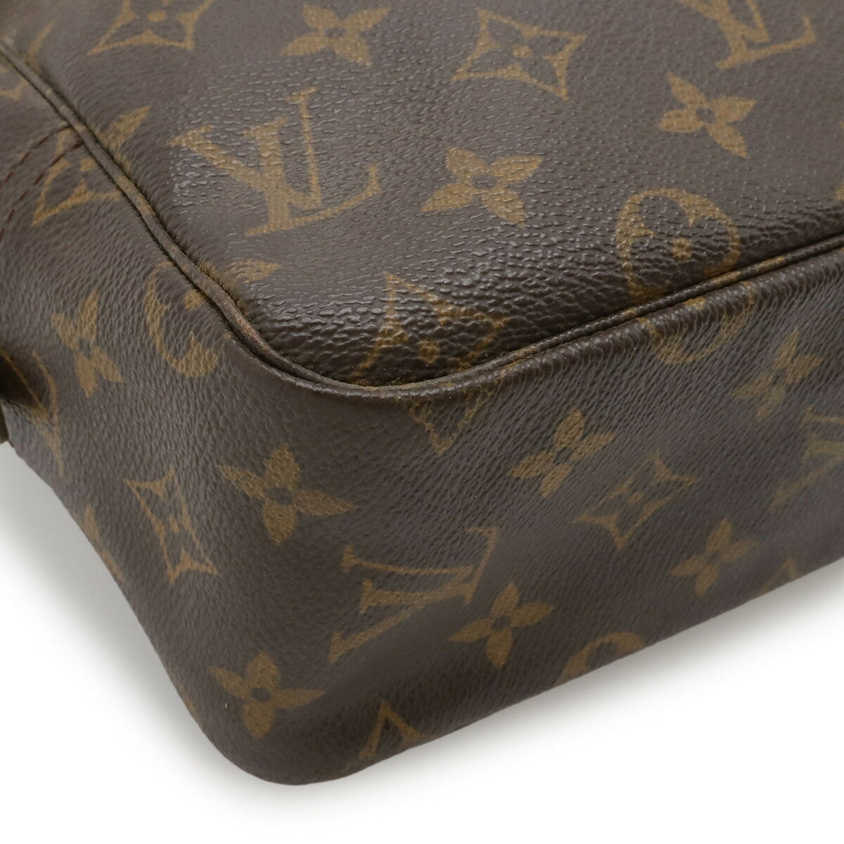 Louis Vuitton Brown Monogram Clutch Bag Pouch (Pre-Owned)
