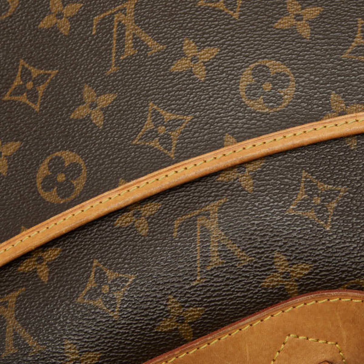 Louis Vuitton Brown Pvc Leather Handbag (Pre-Owned)