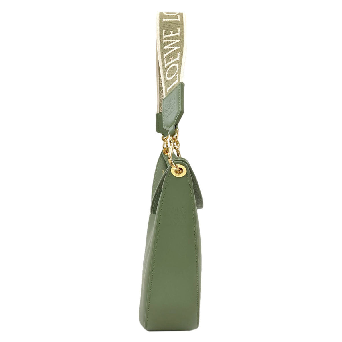 Loewe Green Leather Shoulder Bag (Pre-Owned)