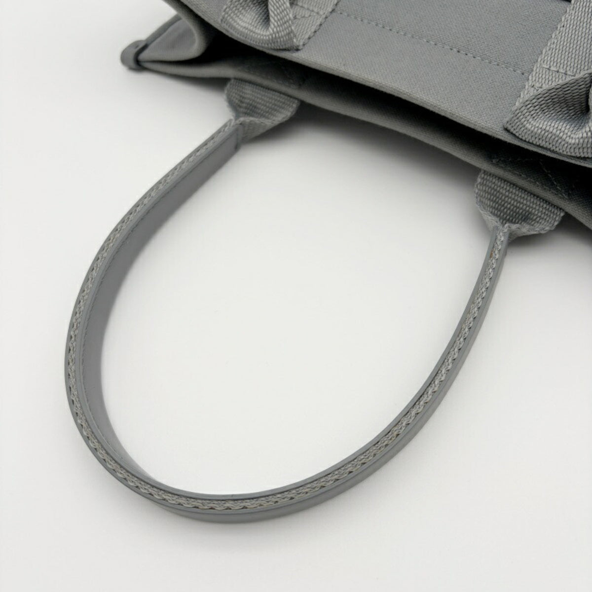 Balenciaga Gray Canvas Leather Tote Bag (Pre-Owned)