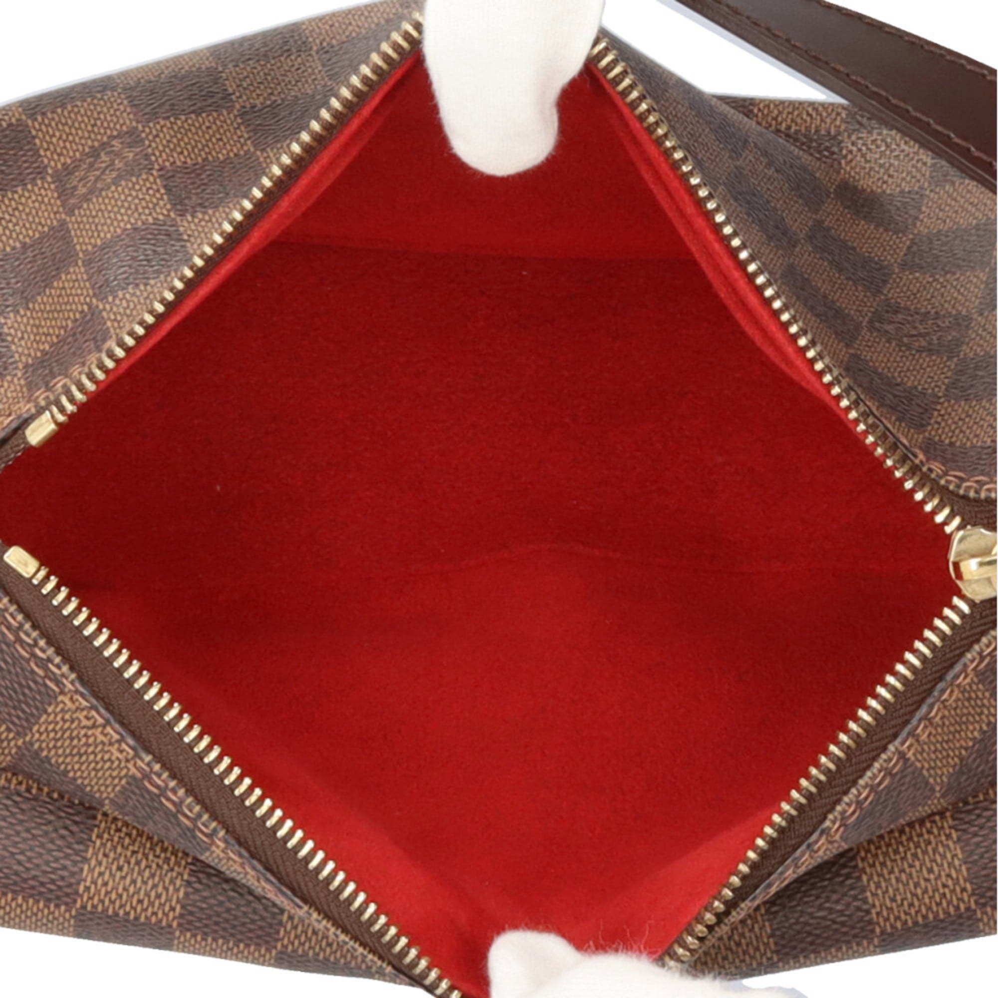Louis Vuitton Damier Brown Damier Canvas Damier Canvas Shoulder Bag (Pre-Owned)