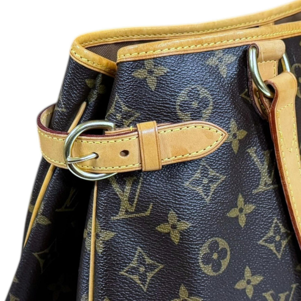 Louis Vuitton Brown Monogram Canvas Shoulder Bag (Pre-Owned)
