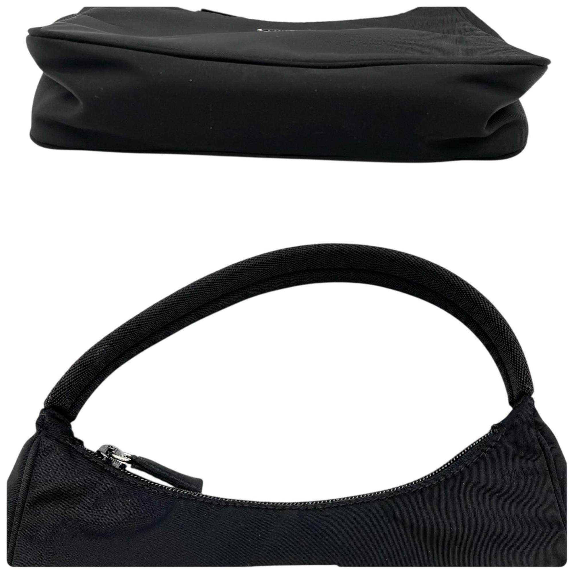 Prada Black Nylon Handbag (Pre-Owned)