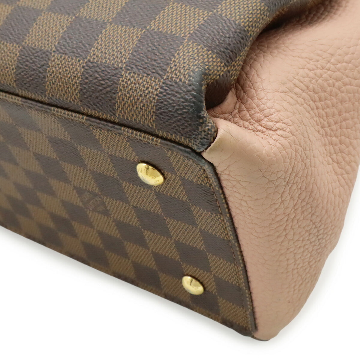 Louis Vuitton Damier Brown Magnolia Damier Canvas Leather Handbag (Pre-Owned)