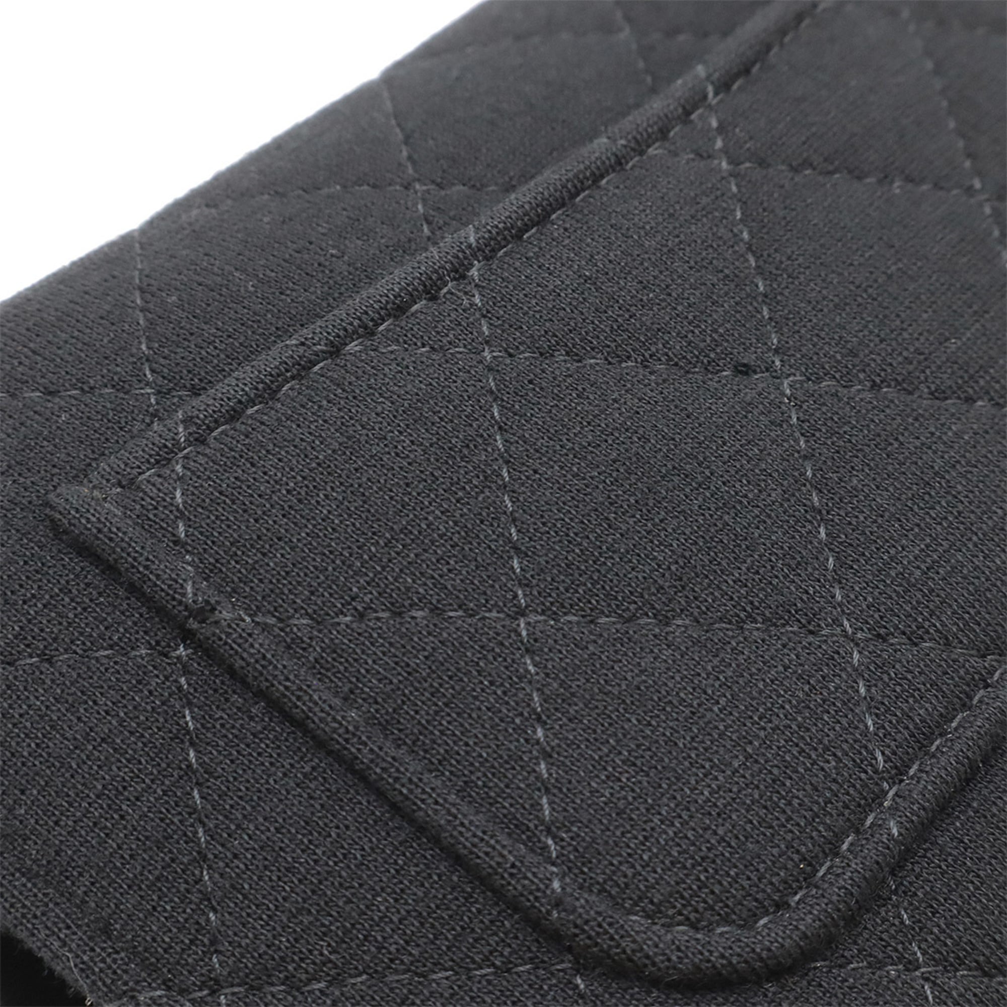 Chanel Black Gray Cotton Nylon Eco-Bag Tote Bag (Pre-Owned)