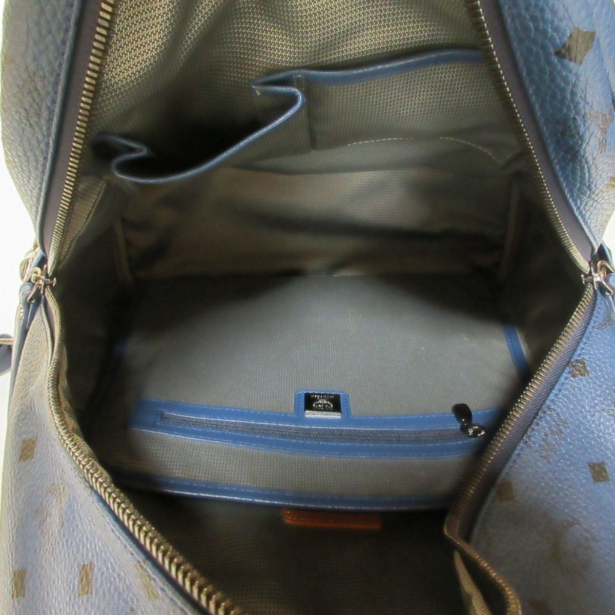 Mcm Visetos Navy Backpack (Pre-Owned)