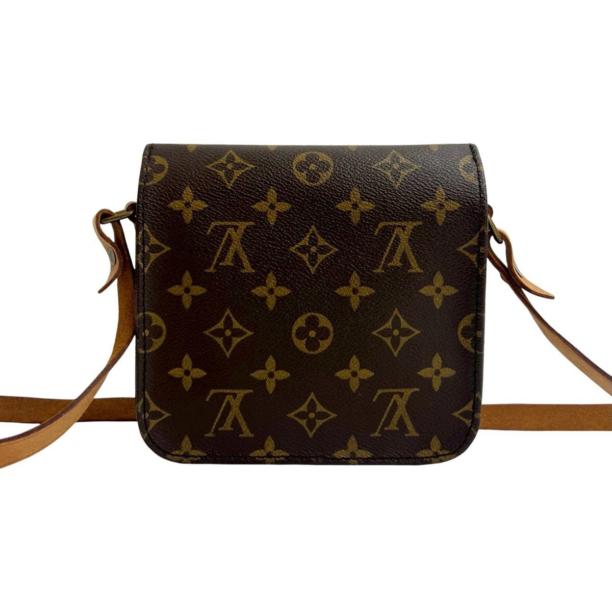 Louis Vuitton Brown Leather Pvc Pochette Shoulder Bag (Pre-Owned)